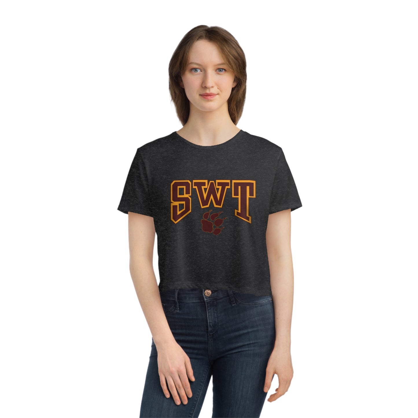 SWT Women's Flowy Cropped Tee