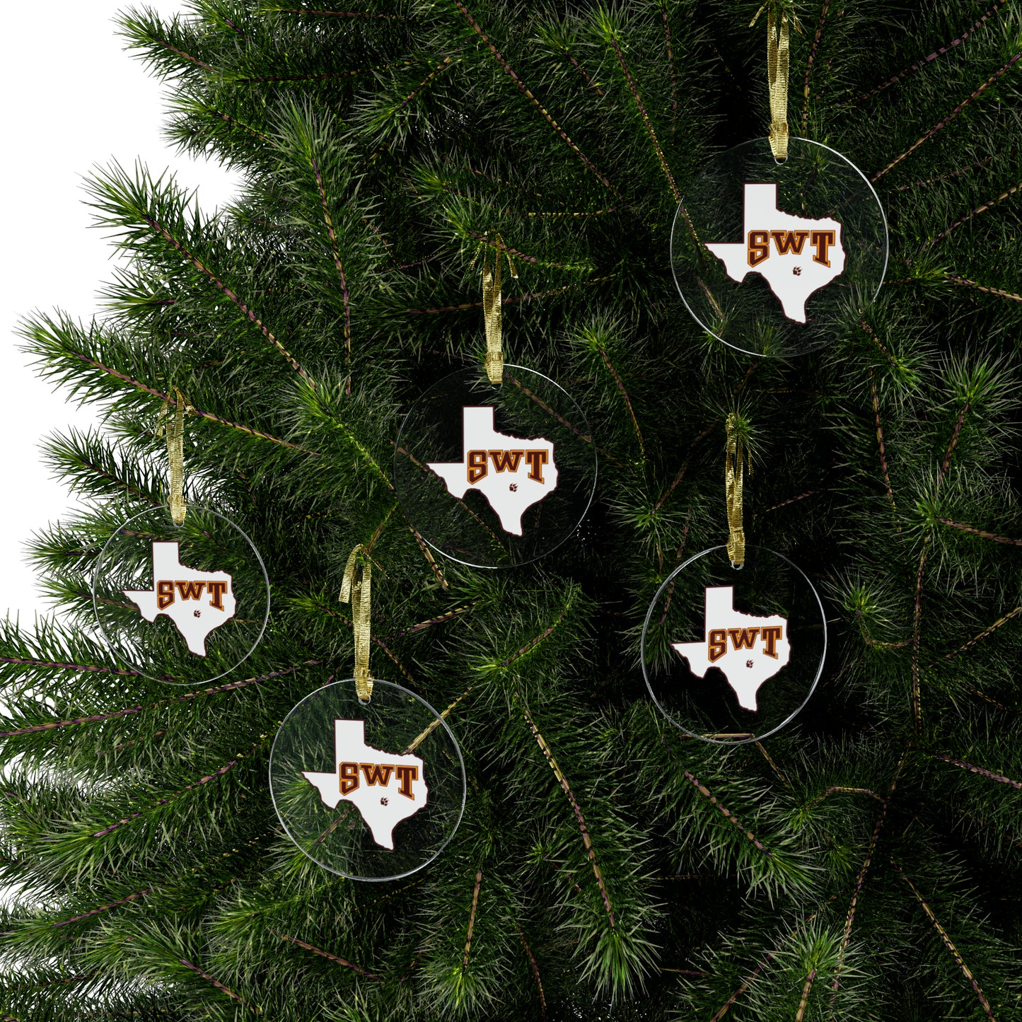 SWT Texas size Acrylic Ornaments