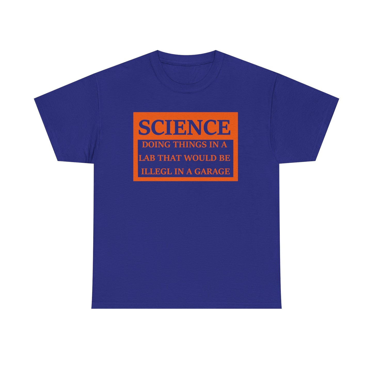 Science Unisex Heavy Cotton Tee - Retro Graphic Tee, Gift for Comic Fans, Casual Wear, Unique Streetwear, Birthday Present