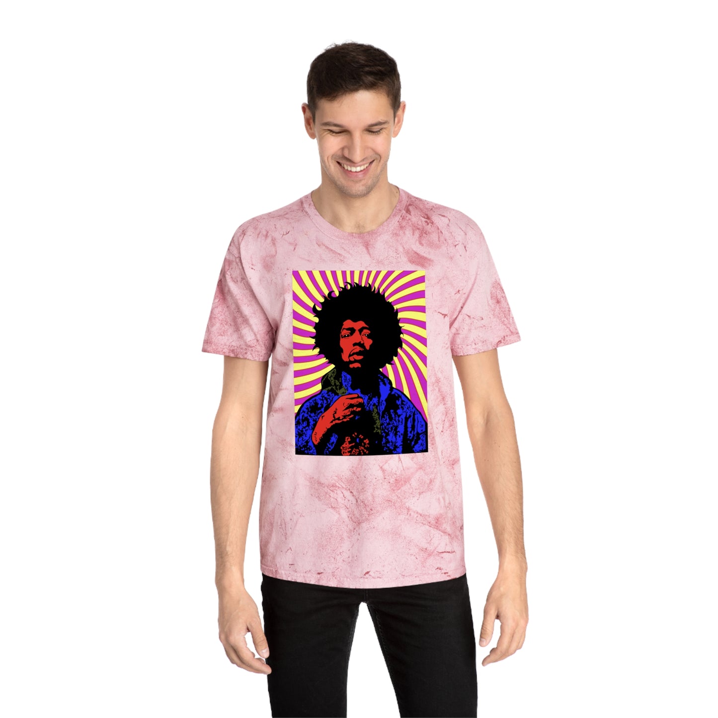 Hendrix Haze v2 Vibrant Unisex Tie-Dye T-Shirt, Colorful Graphic Tee, Casual Wear, Summer Fashion, Festival Outfit, Unique Gift Idea