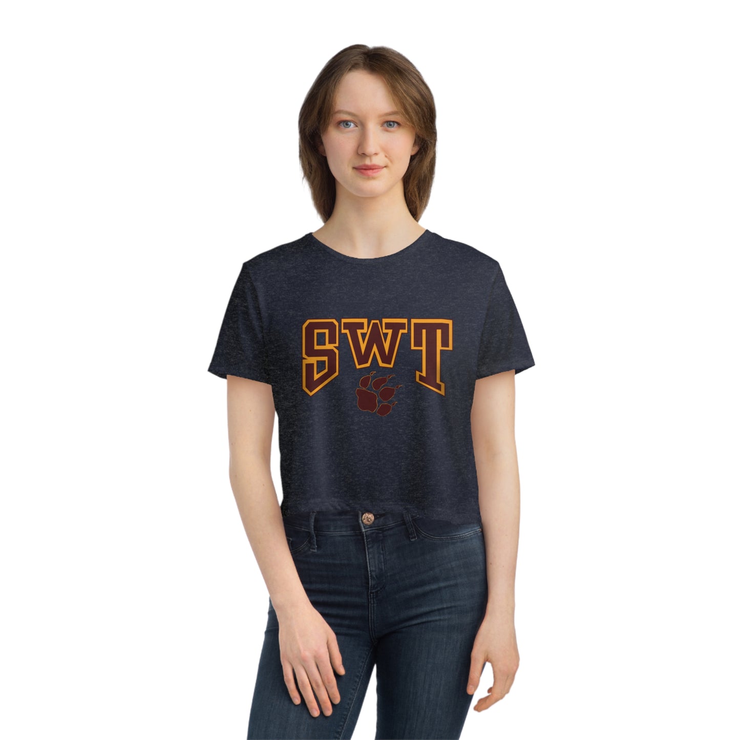 SWT Women's Flowy Cropped Tee