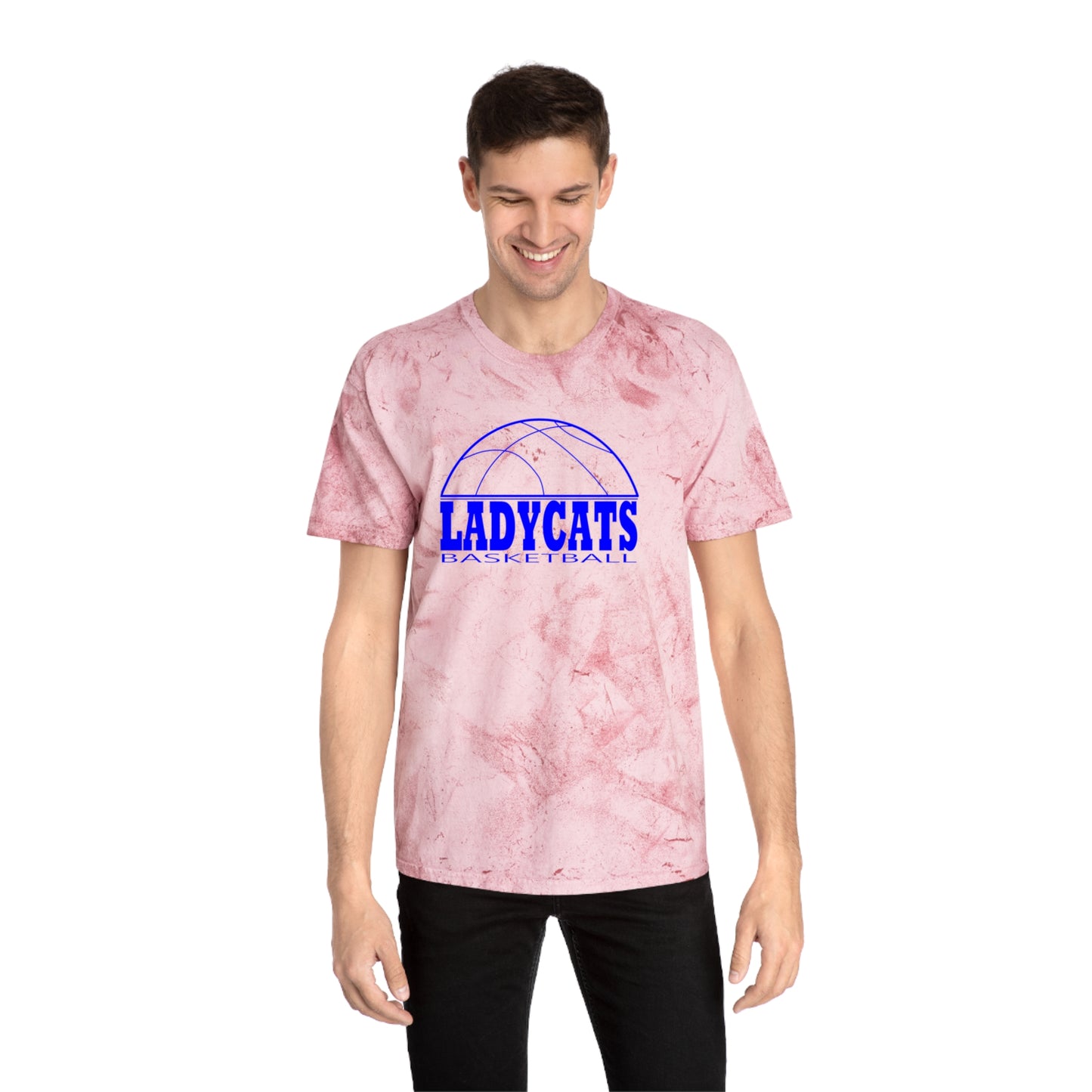 Lady Bobcat tie dye Vibrant Unisex Tie-Dye T-Shirt, Colorful Graphic Tee, Casual Wear, Summer Fashion, Festival Outfit, Unique Gift Idea