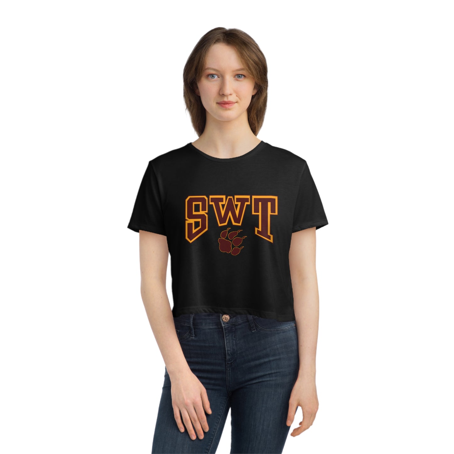 SWT Women's Flowy Cropped Tee