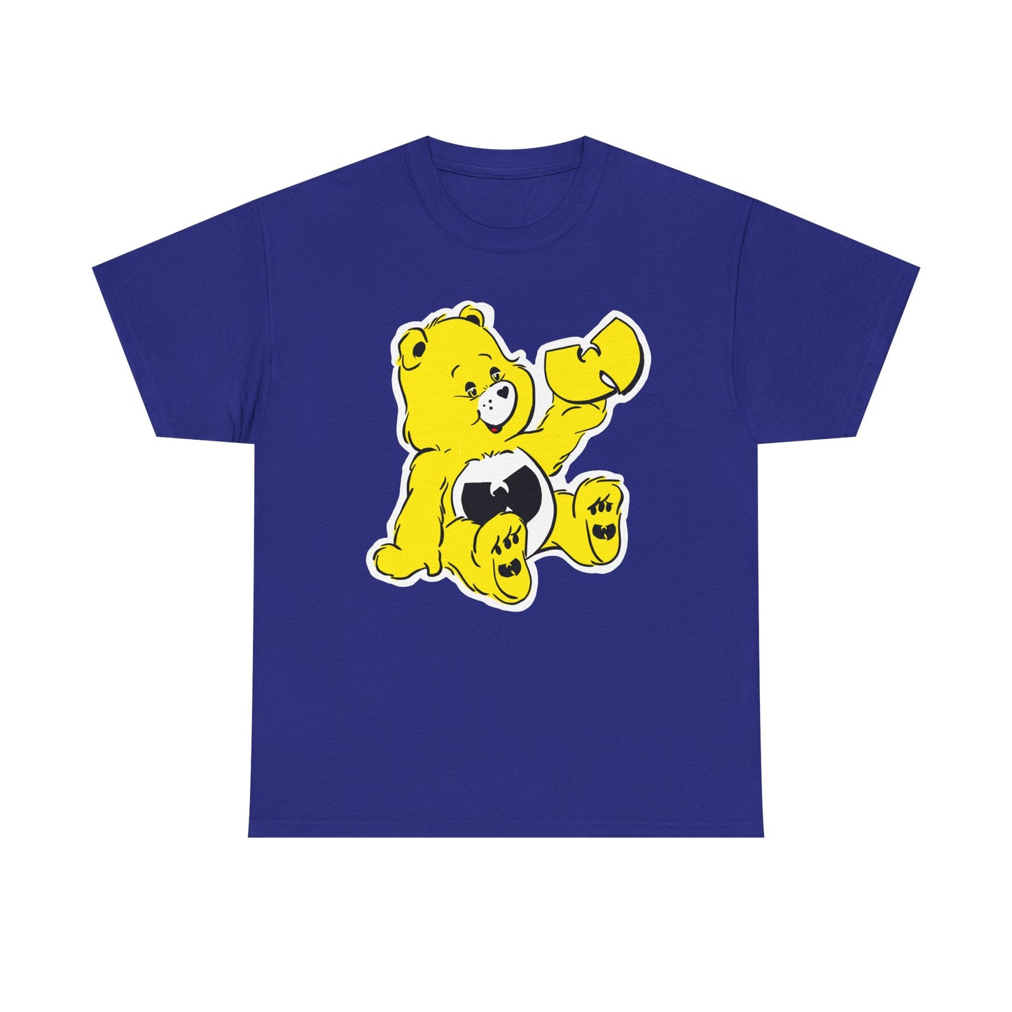 WU bear stare Unisex Heavy Cotton Tee - Retro Graphic Tee, Gift for Comic Fans, Casual Wear, Unique Streetwear, Birthday Present