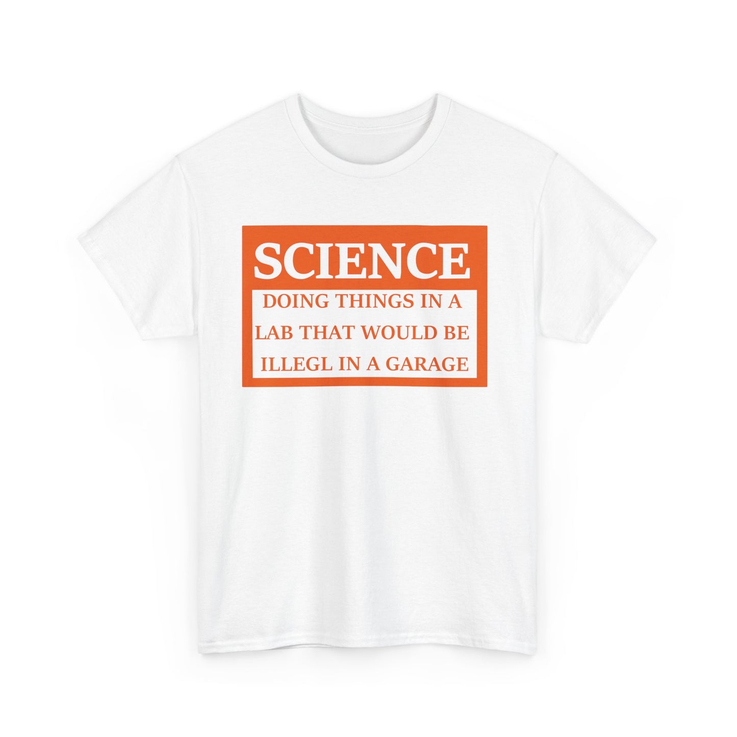 Science Unisex Heavy Cotton Tee - Retro Graphic Tee, Gift for Comic Fans, Casual Wear, Unique Streetwear, Birthday Present