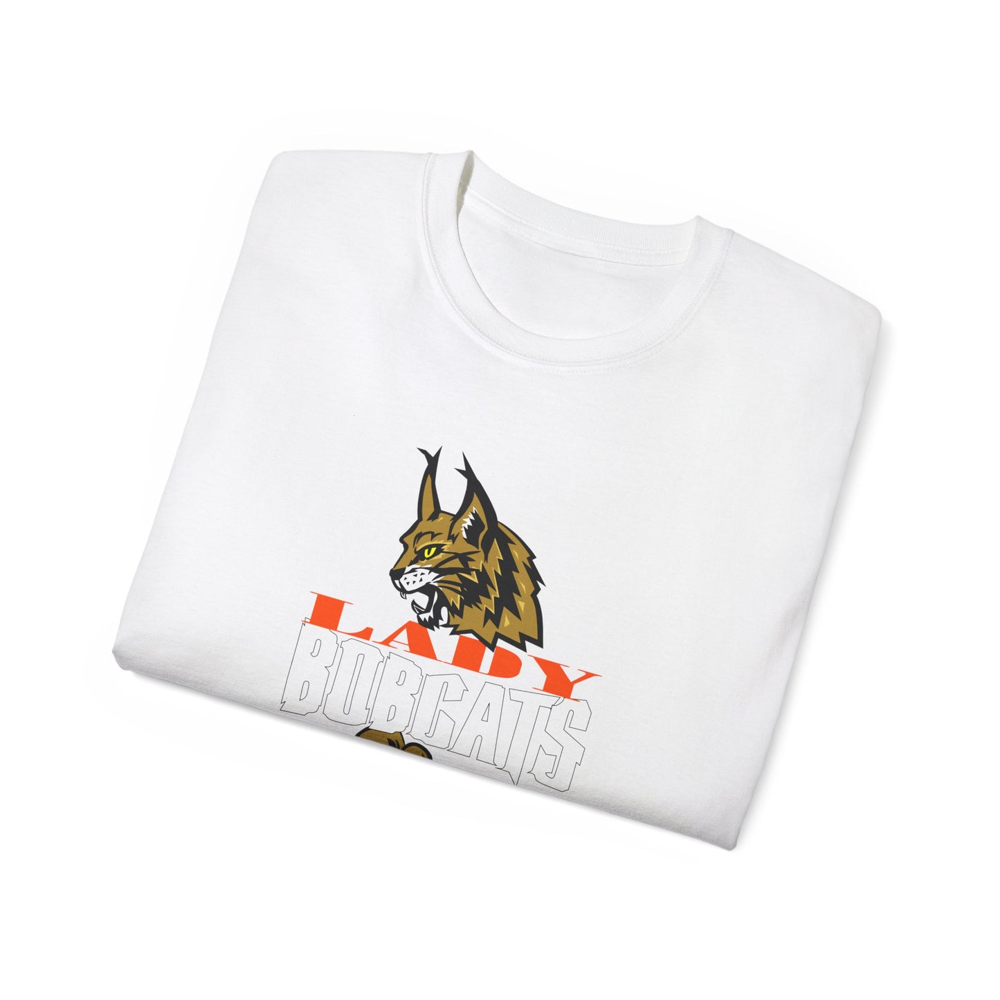 Lady Bobcats Unisex Ultra Cotton Tee, Sports Fan Shirt, Team Apparel, Casual Wear, Athletic Tee, Game Day Outfit