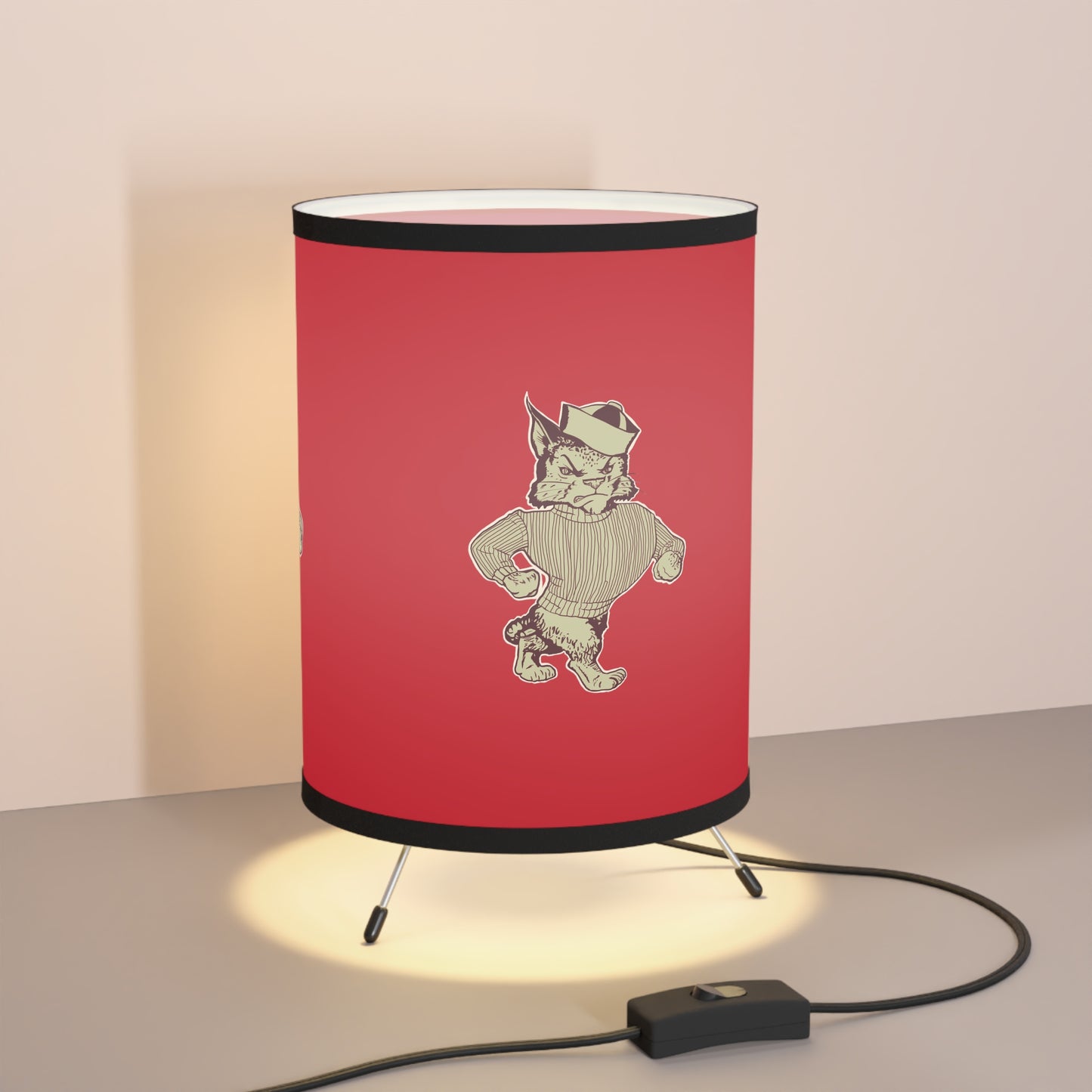 SWT Tripod Lamp with High-Res Printed Shade, US\CA plug