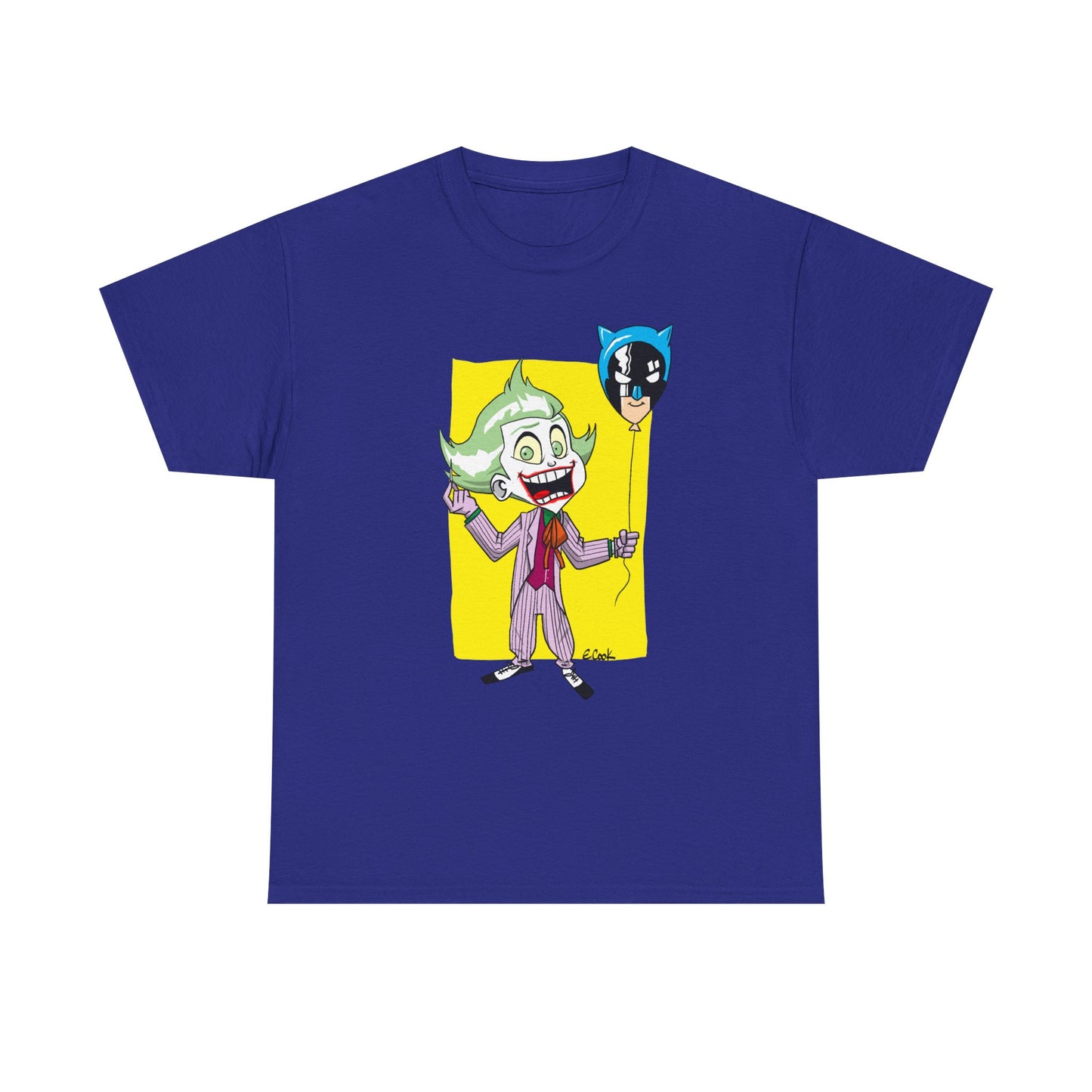 Bat pop Unisex Heavy Cotton Tee - Retro Graphic Tee, Gift for Comic Fans, Casual Wear, Unique Streetwear, Birthday Present