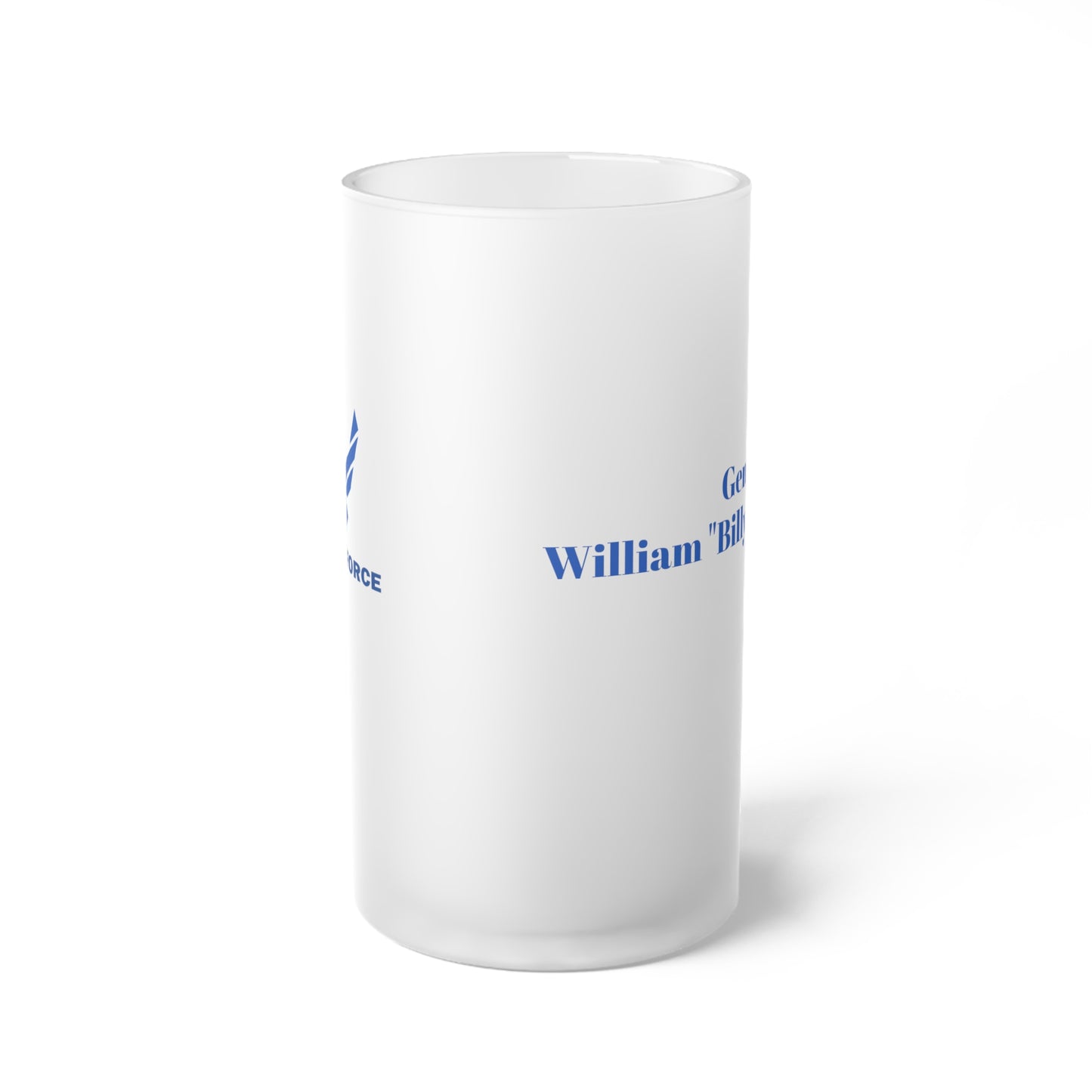 USAF Frosted Glass Beer Mug