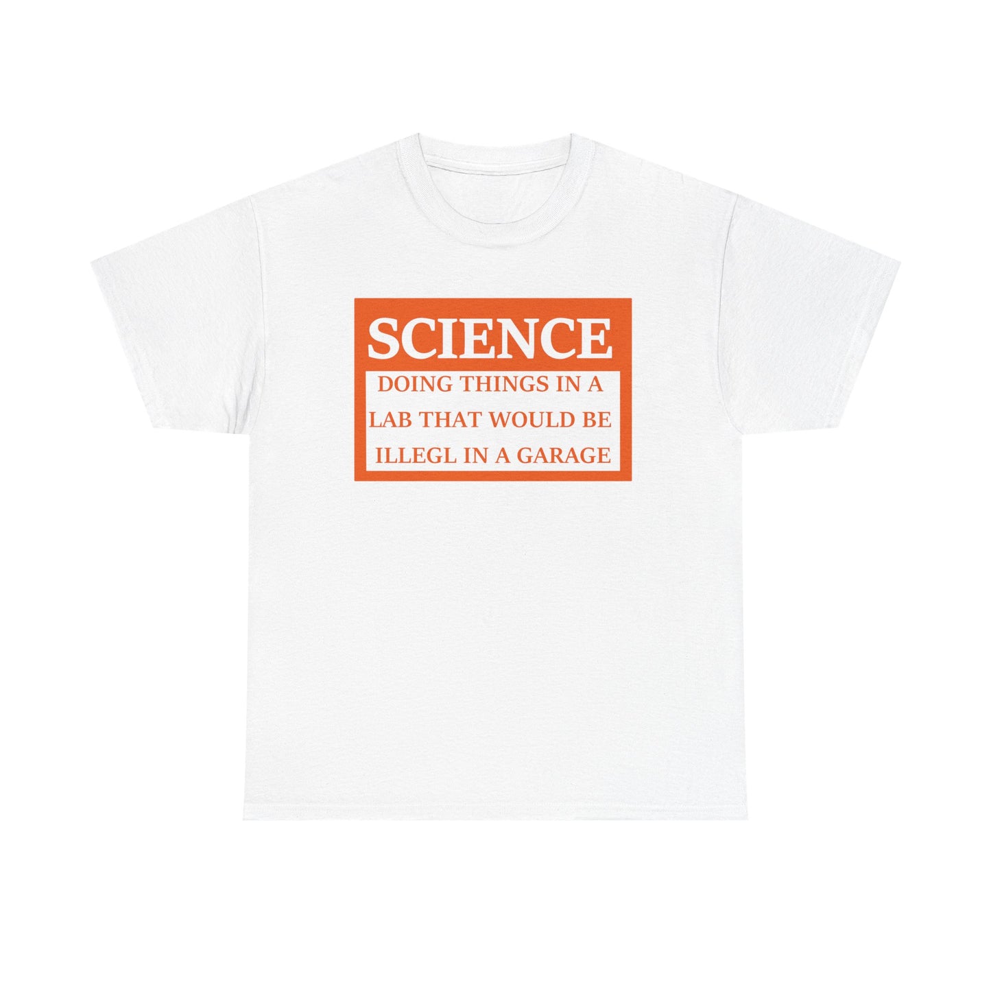 Science Unisex Heavy Cotton Tee - Retro Graphic Tee, Gift for Comic Fans, Casual Wear, Unique Streetwear, Birthday Present