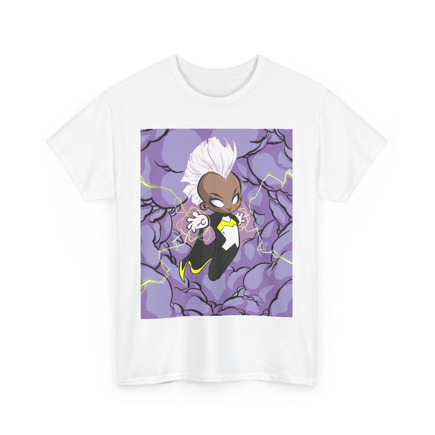 Stormy Unisex Heavy Cotton Tee - Retro Graphic Tee, Gift for Comic Fans, Casual Wear, Unique Streetwear, Birthday Present