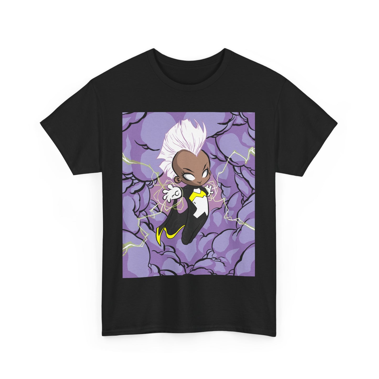 Stormy Unisex Heavy Cotton Tee - Retro Graphic Tee, Gift for Comic Fans, Casual Wear, Unique Streetwear, Birthday Present