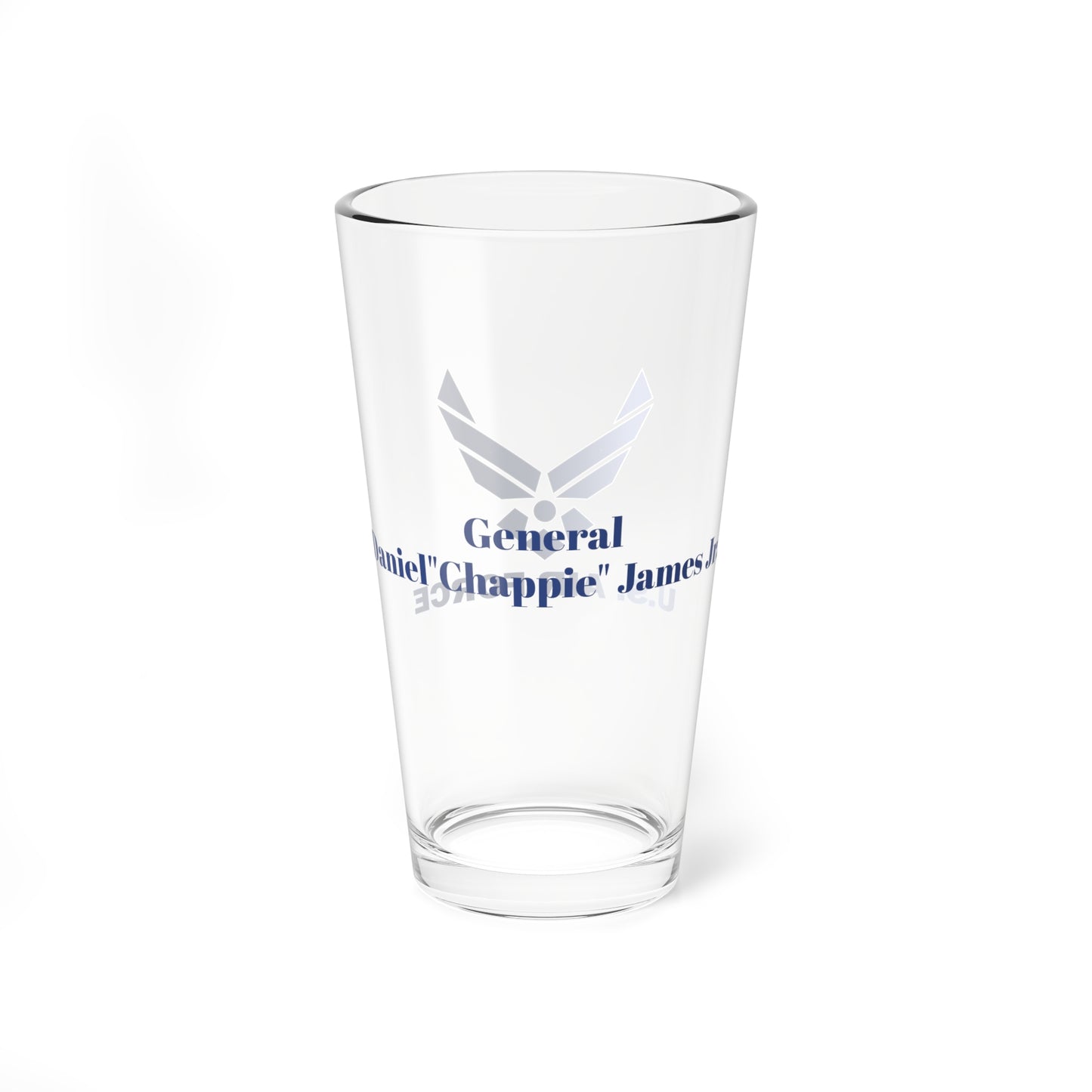 USAF Name and Rank Mixing Glass, 16oz