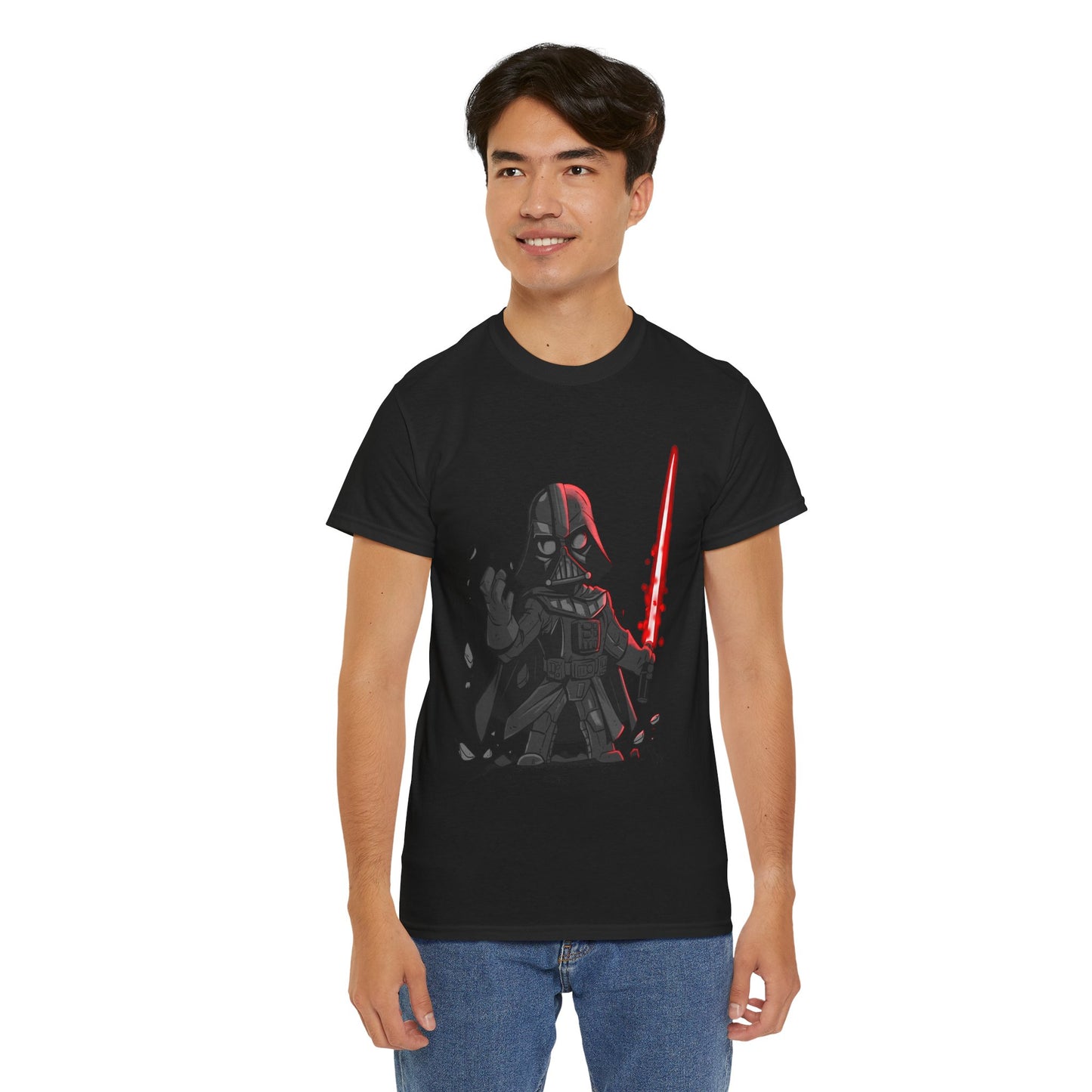Darkside Unisex Heavy Cotton Tee - Retro Graphic Tee, Gift for Comic Fans, Casual Wear, Unique Streetwear, Birthday Present