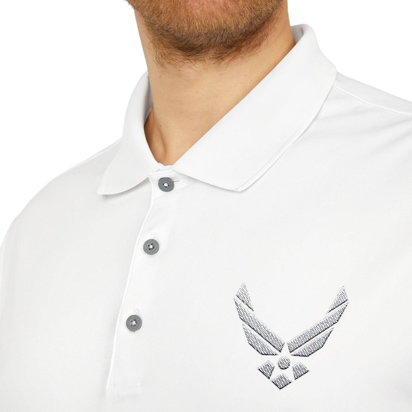 USAF v1 adidas Unisex Performance Polo