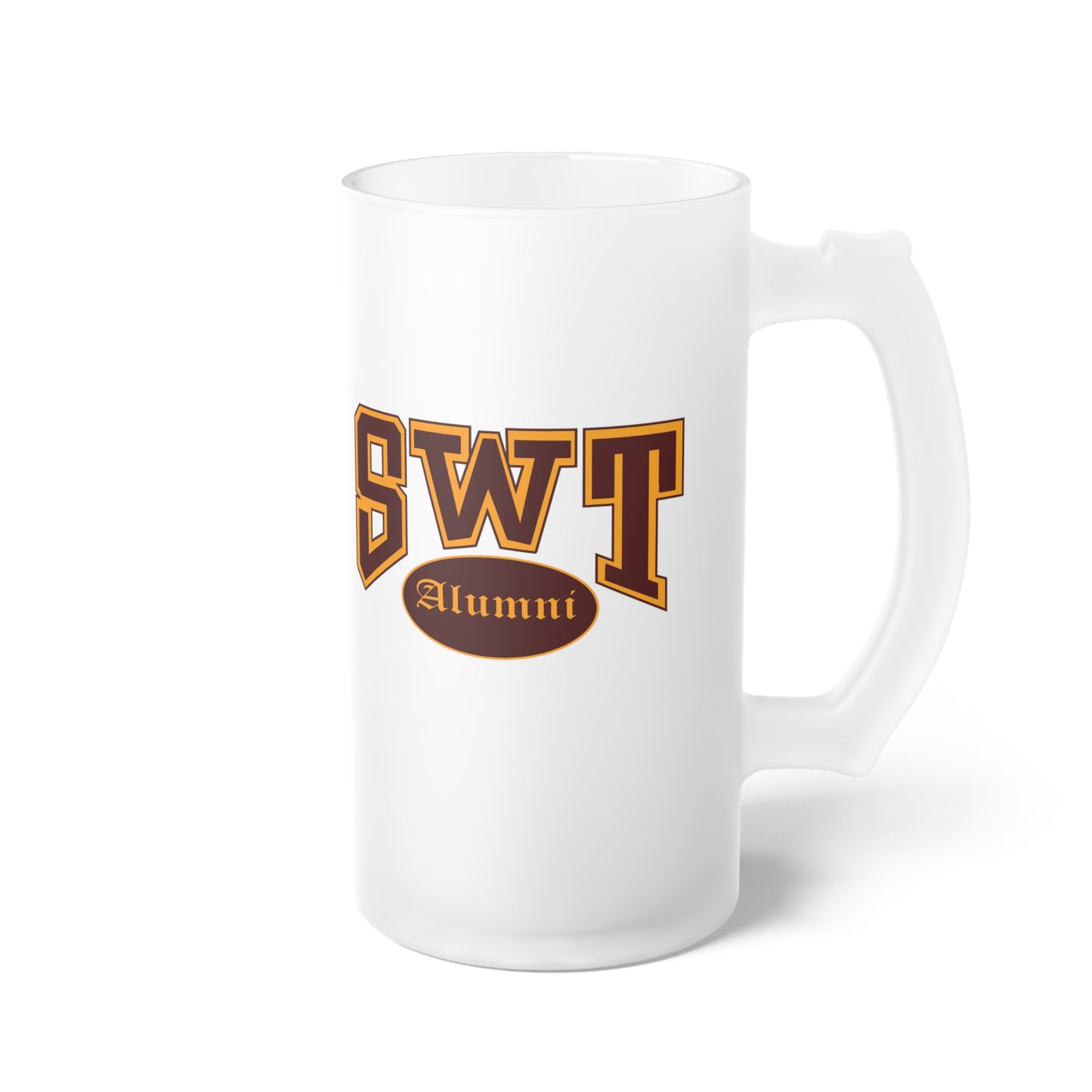SWT alum Frosted Glass Beer Mug