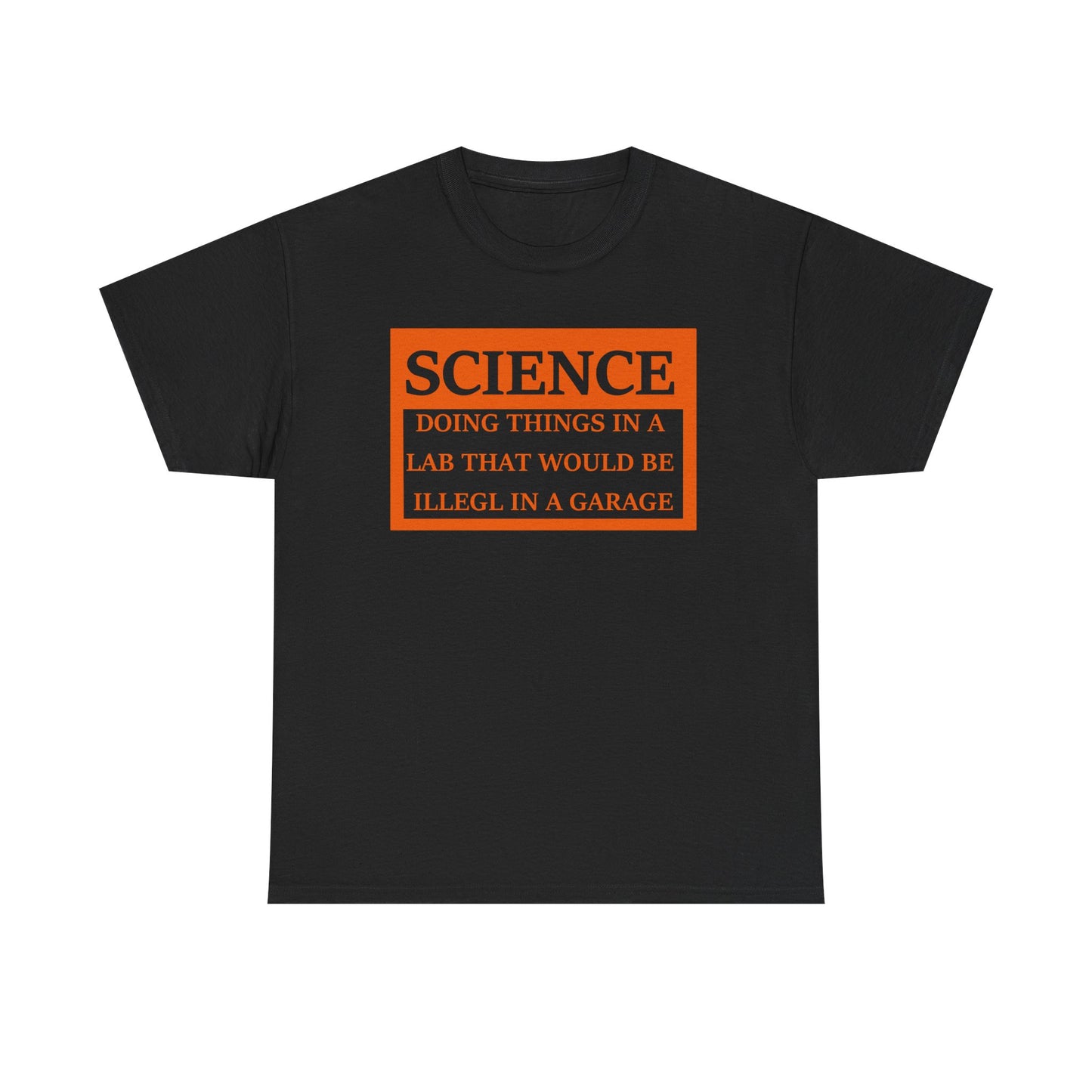 Science Unisex Heavy Cotton Tee - Retro Graphic Tee, Gift for Comic Fans, Casual Wear, Unique Streetwear, Birthday Present