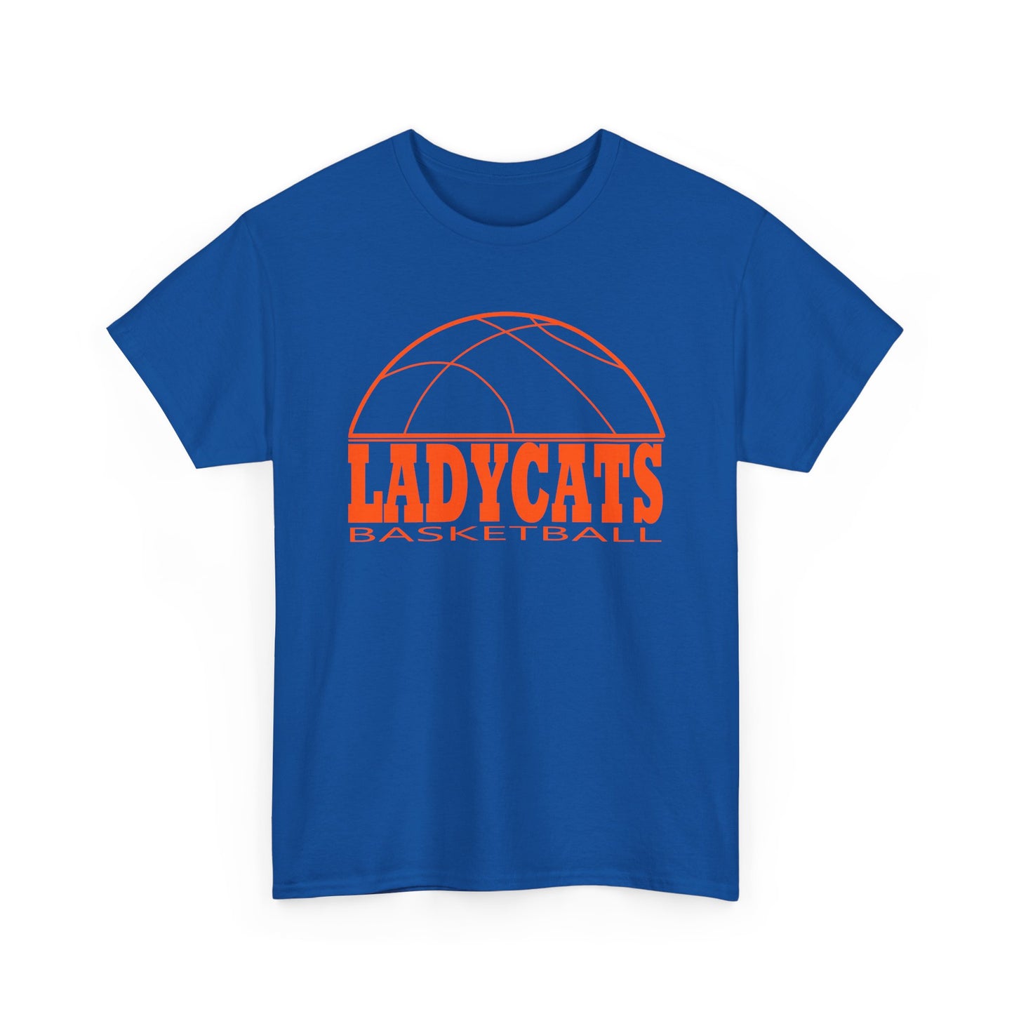 Ladt Cats Bball Unisex Heavy Cotton Tee - Retro Graphic Tee, Gift for Comic Fans, Casual Wear, Unique Streetwear, Birthday Present