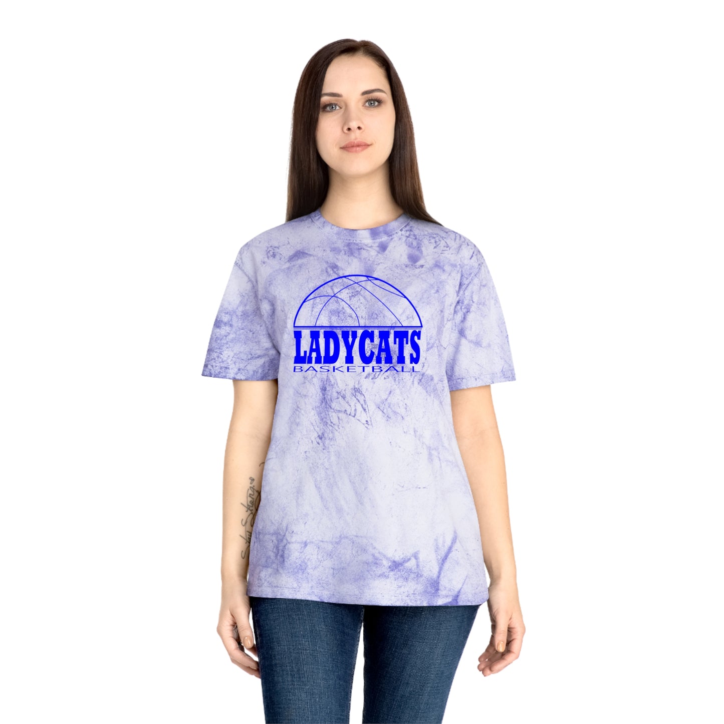 Lady Bobcat tie dye Vibrant Unisex Tie-Dye T-Shirt, Colorful Graphic Tee, Casual Wear, Summer Fashion, Festival Outfit, Unique Gift Idea
