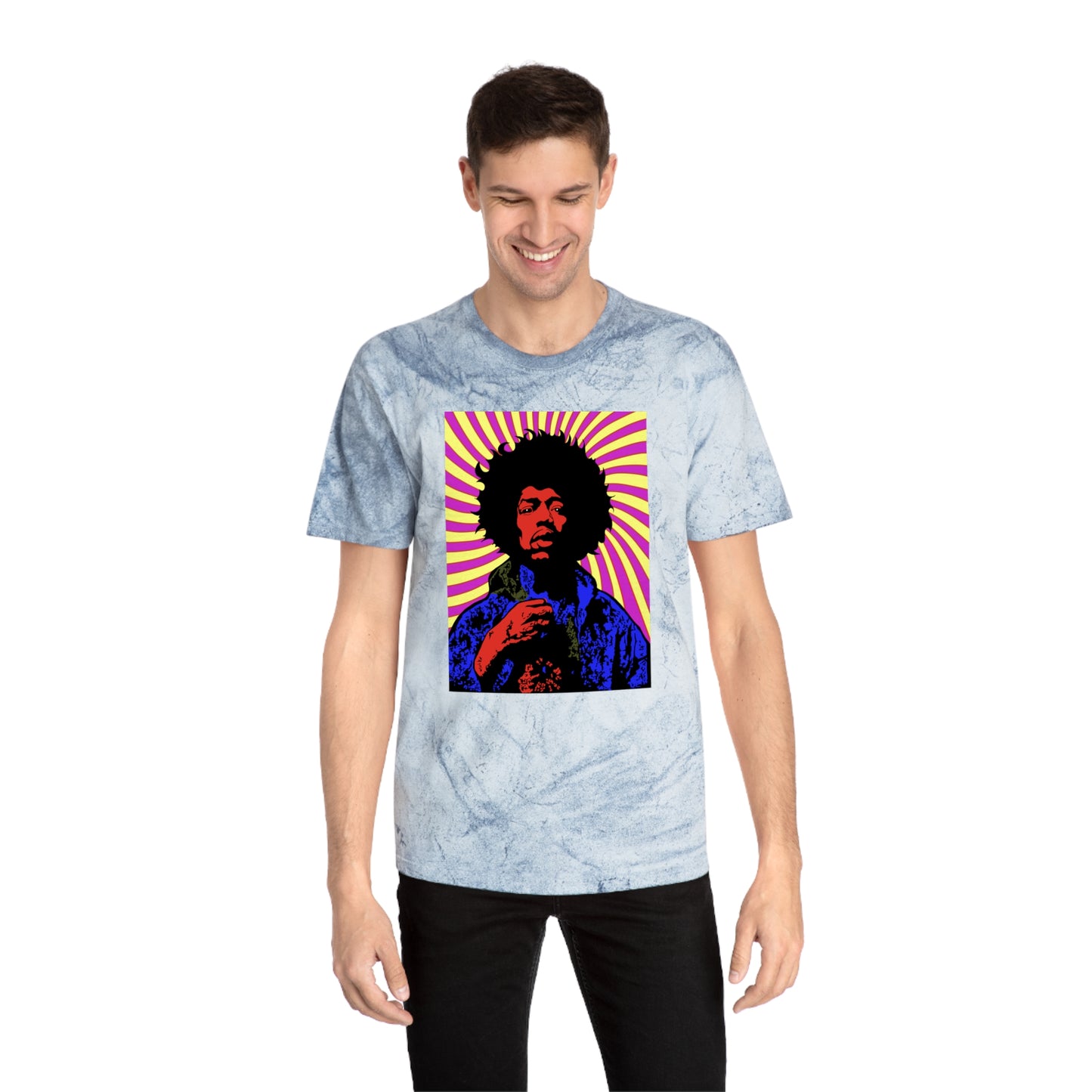 Hendrix Haze v2 Vibrant Unisex Tie-Dye T-Shirt, Colorful Graphic Tee, Casual Wear, Summer Fashion, Festival Outfit, Unique Gift Idea