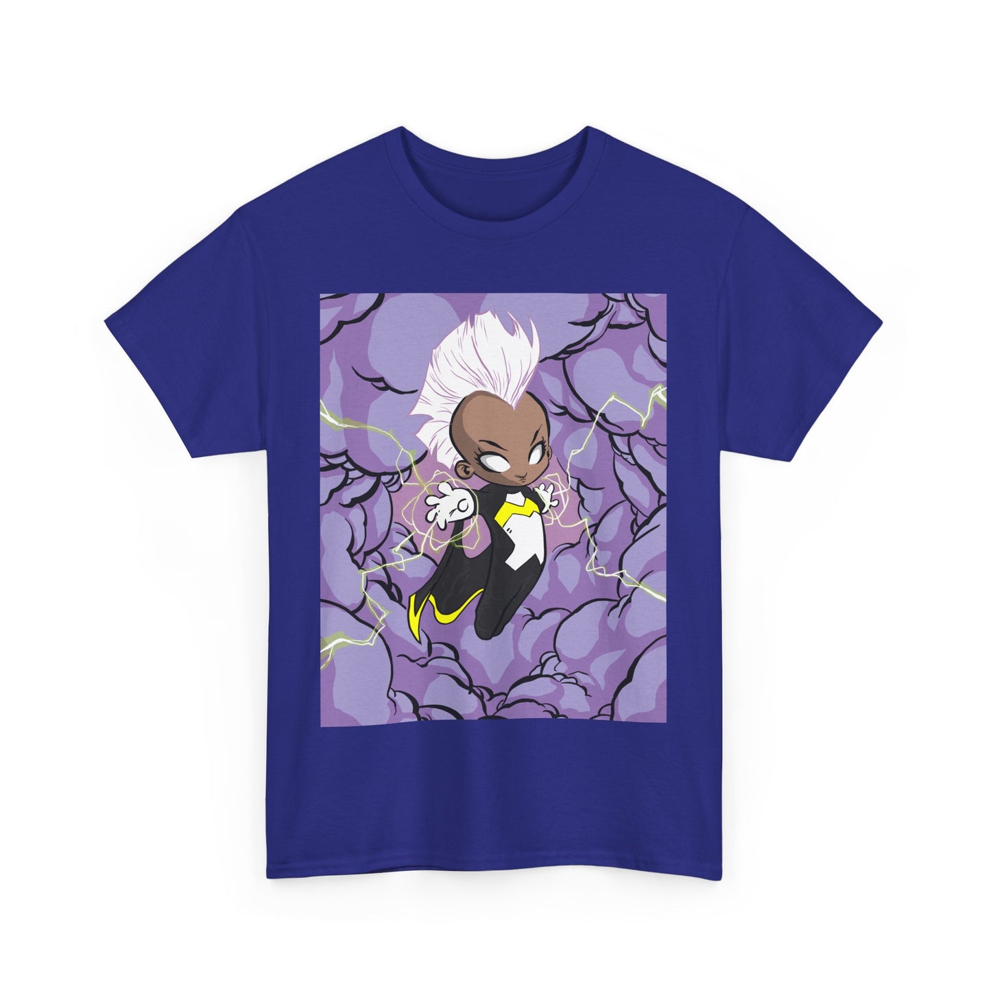 Stormy Unisex Heavy Cotton Tee - Retro Graphic Tee, Gift for Comic Fans, Casual Wear, Unique Streetwear, Birthday Present