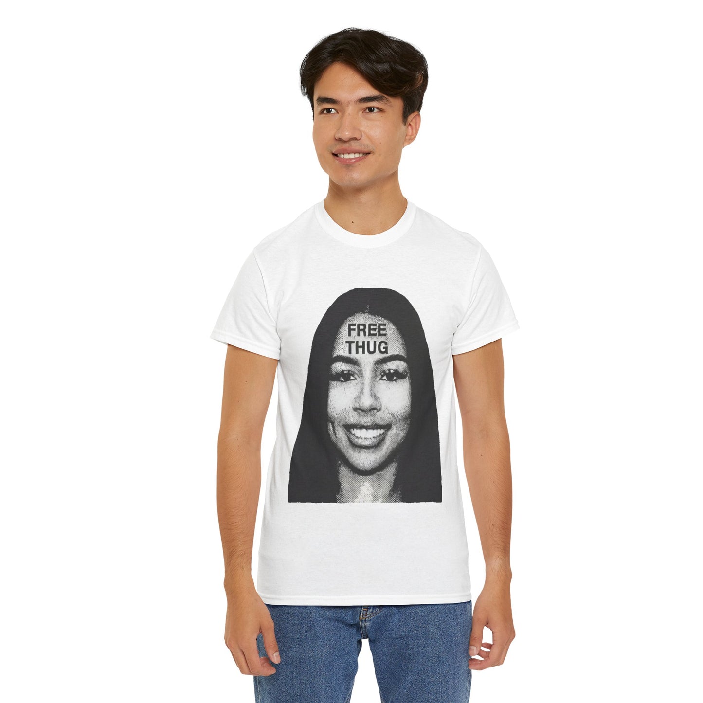Free thug Unisex Heavy Cotton Tee