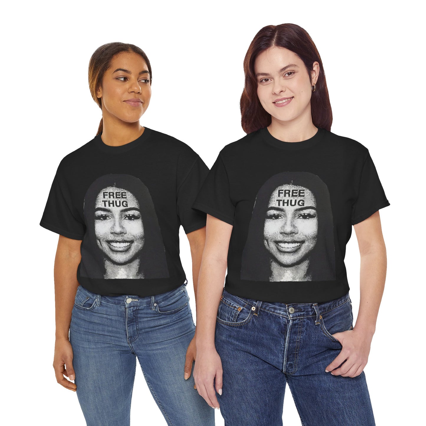 Free thug Unisex Heavy Cotton Tee