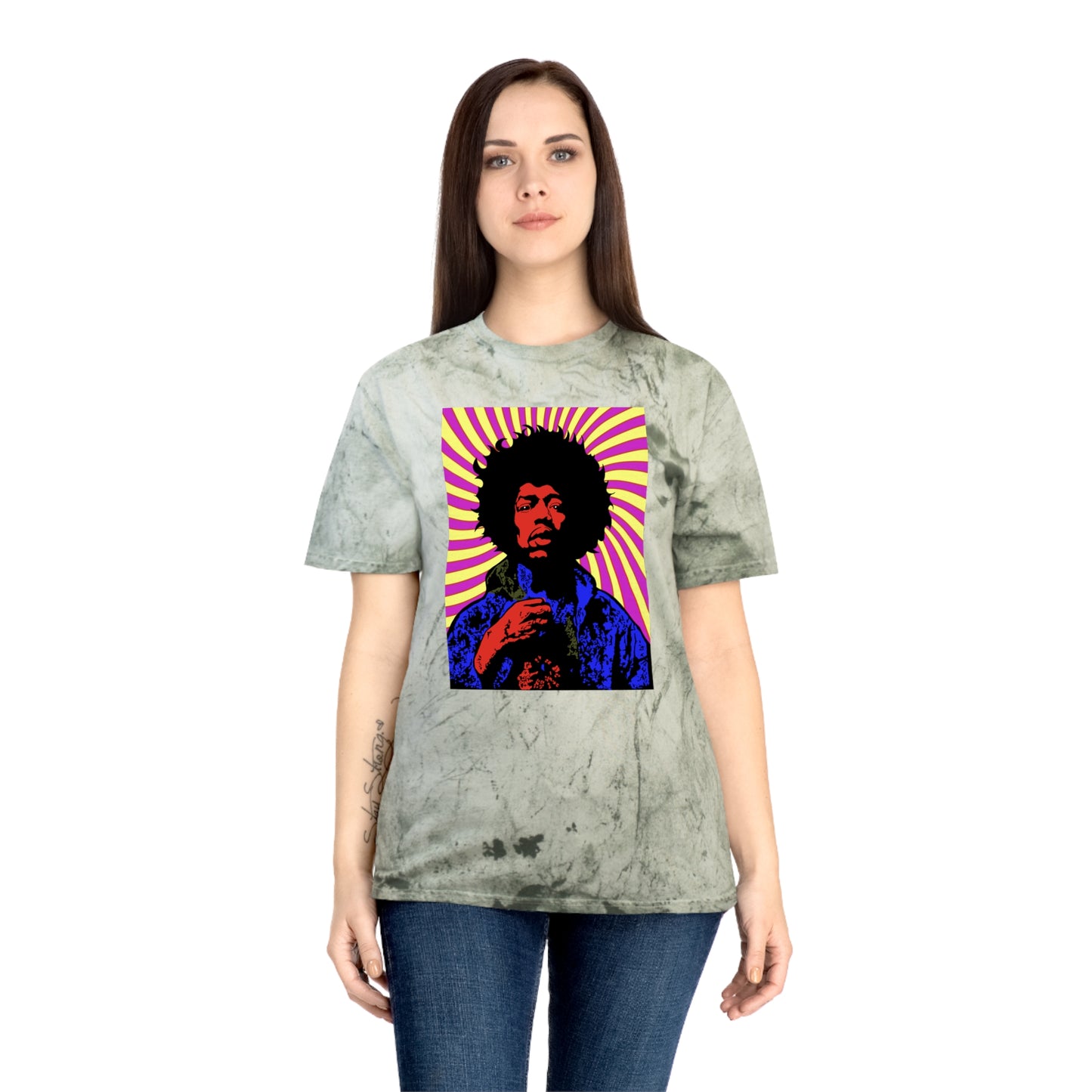 Hendrix Haze v2 Vibrant Unisex Tie-Dye T-Shirt, Colorful Graphic Tee, Casual Wear, Summer Fashion, Festival Outfit, Unique Gift Idea