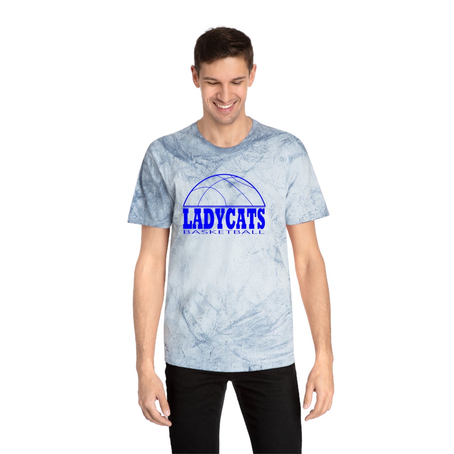 Lady Bobcat tie dye Vibrant Unisex Tie-Dye T-Shirt, Colorful Graphic Tee, Casual Wear, Summer Fashion, Festival Outfit, Unique Gift Idea