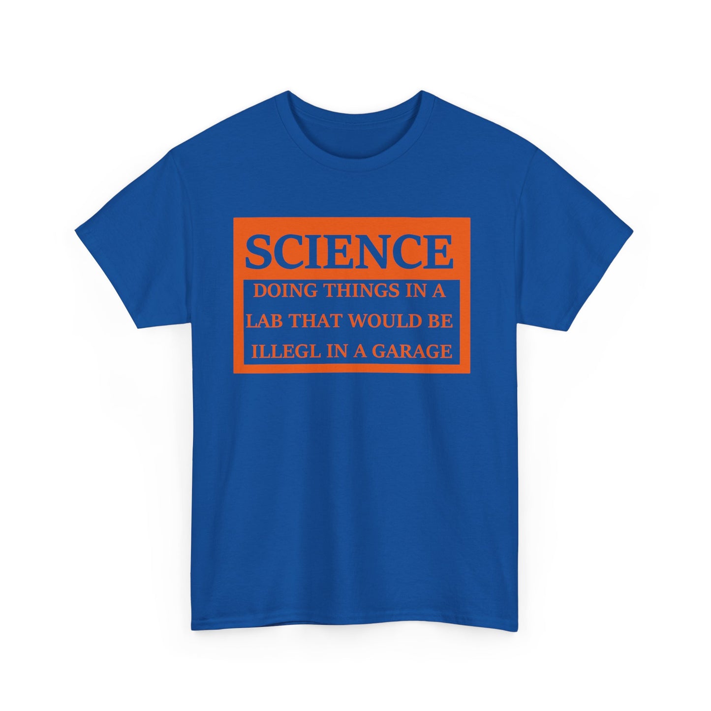 Science Unisex Heavy Cotton Tee - Retro Graphic Tee, Gift for Comic Fans, Casual Wear, Unique Streetwear, Birthday Present