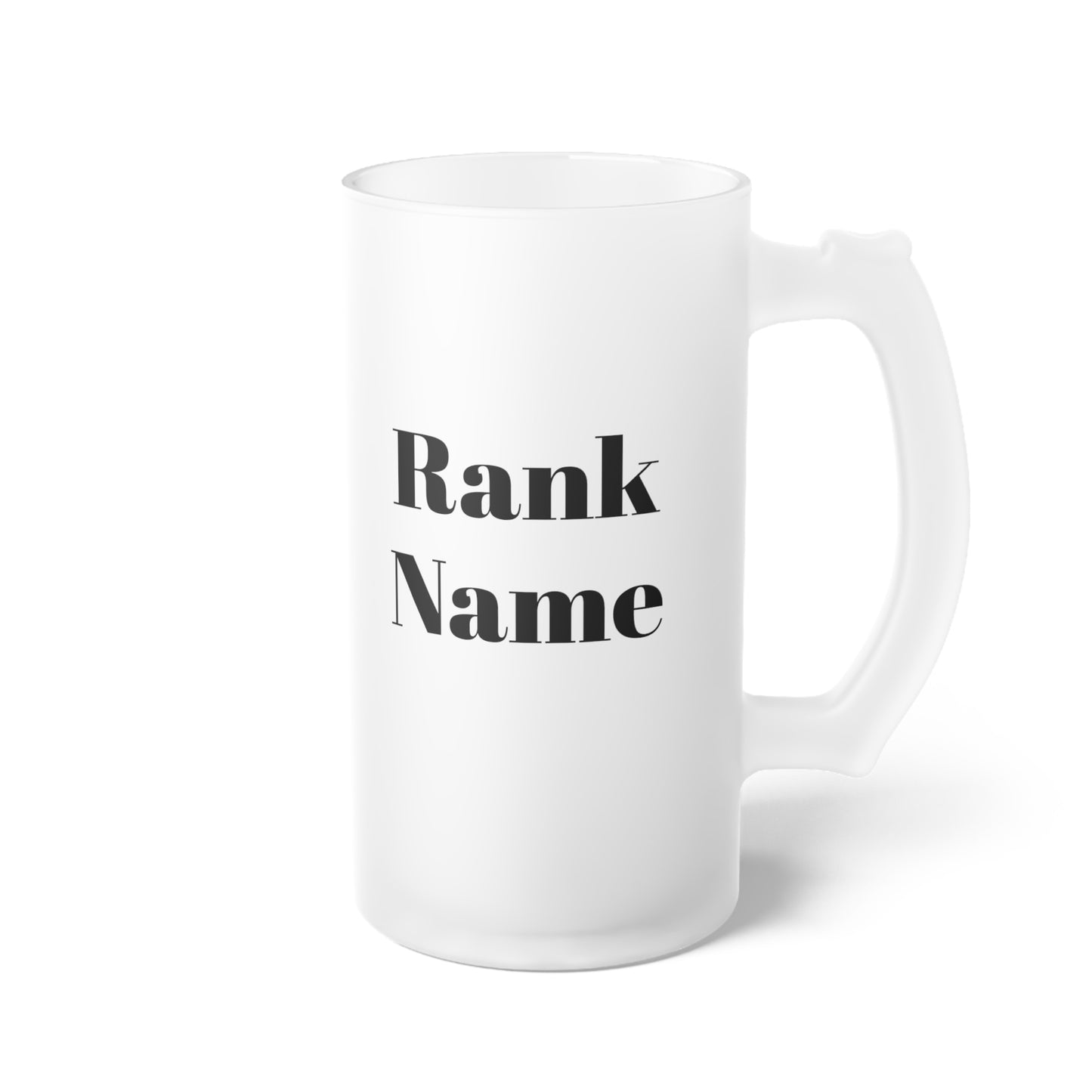 Copy of USMC Frosted Glass Beer Mug