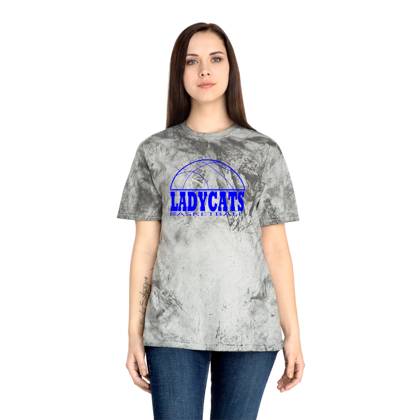 Lady Bobcat tie dye Vibrant Unisex Tie-Dye T-Shirt, Colorful Graphic Tee, Casual Wear, Summer Fashion, Festival Outfit, Unique Gift Idea
