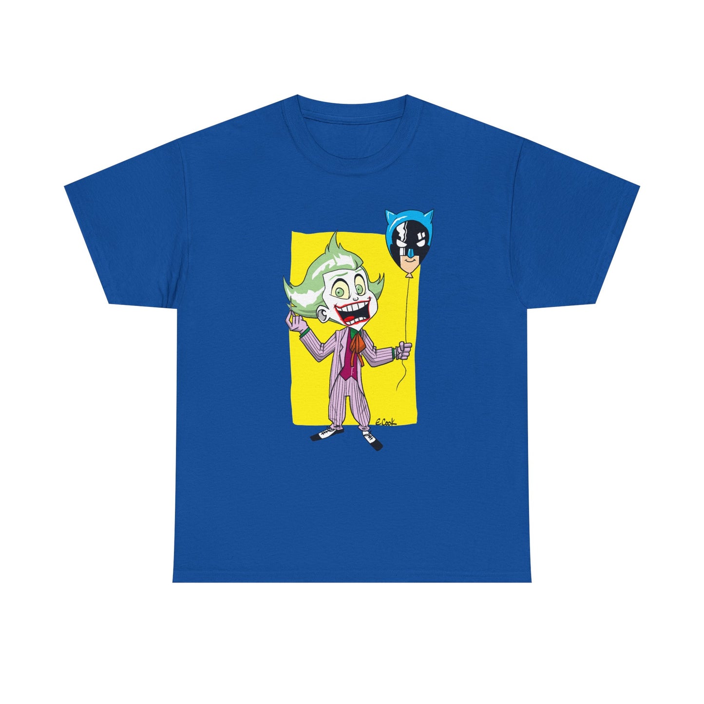 Bat pop Unisex Heavy Cotton Tee - Retro Graphic Tee, Gift for Comic Fans, Casual Wear, Unique Streetwear, Birthday Present