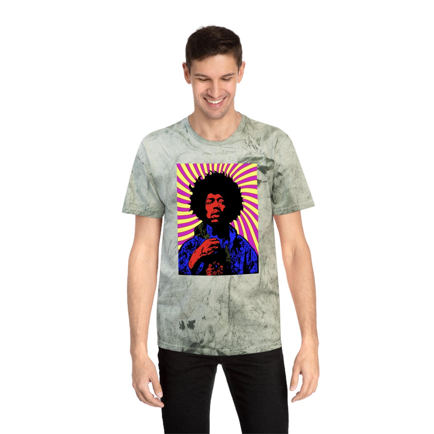 Hendrix Haze v2 Vibrant Unisex Tie-Dye T-Shirt, Colorful Graphic Tee, Casual Wear, Summer Fashion, Festival Outfit, Unique Gift Idea