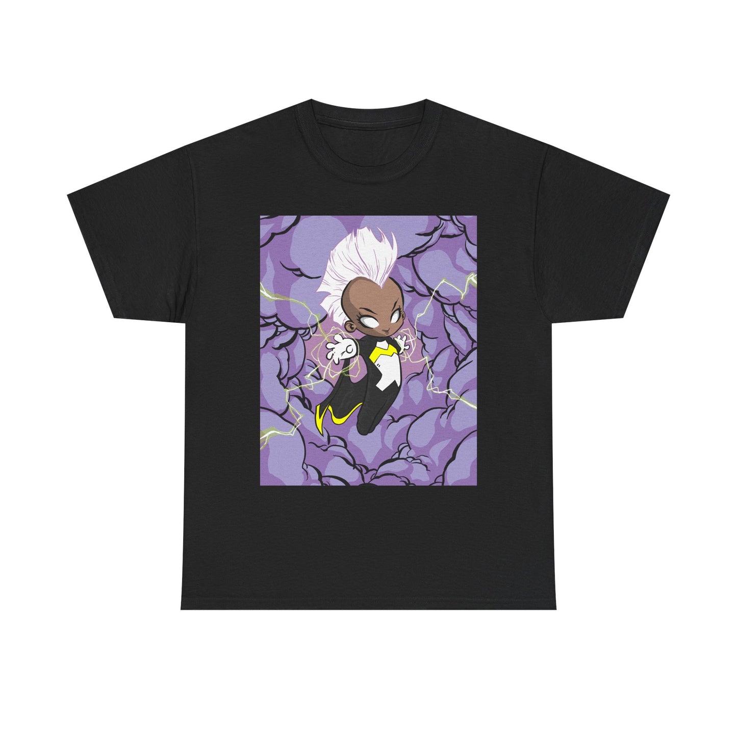 Stormy Unisex Heavy Cotton Tee - Retro Graphic Tee, Gift for Comic Fans, Casual Wear, Unique Streetwear, Birthday Present