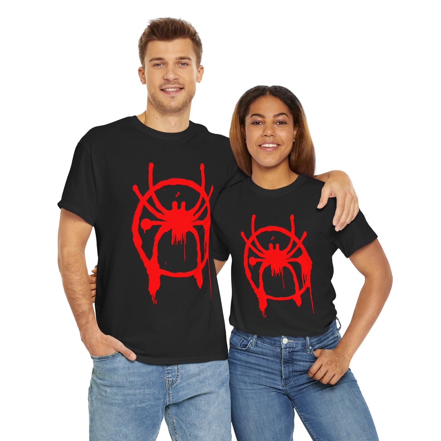 Miles Spidey sense Unisex Heavy Cotton Tee - Retro Graphic Tee, Gift for Comic Fans, Casual Wear, Unique Streetwear, Birthday Present