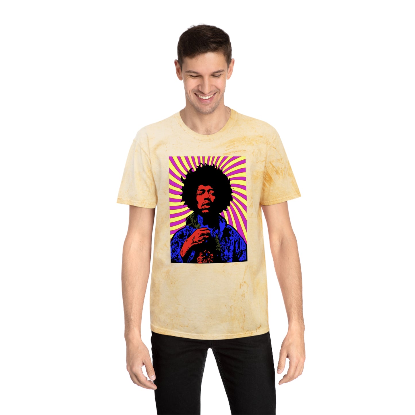 Hendrix Haze v2 Vibrant Unisex Tie-Dye T-Shirt, Colorful Graphic Tee, Casual Wear, Summer Fashion, Festival Outfit, Unique Gift Idea