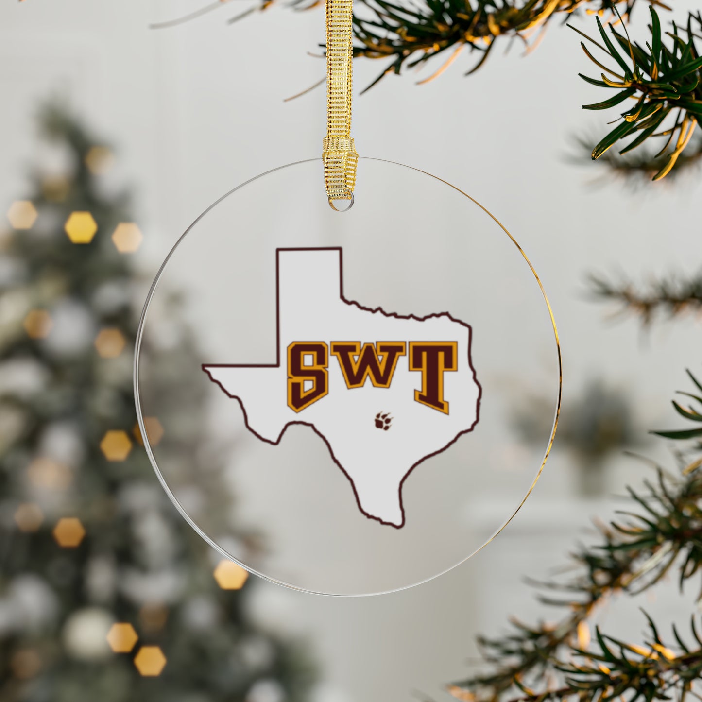 SWT Texas size Acrylic Ornaments