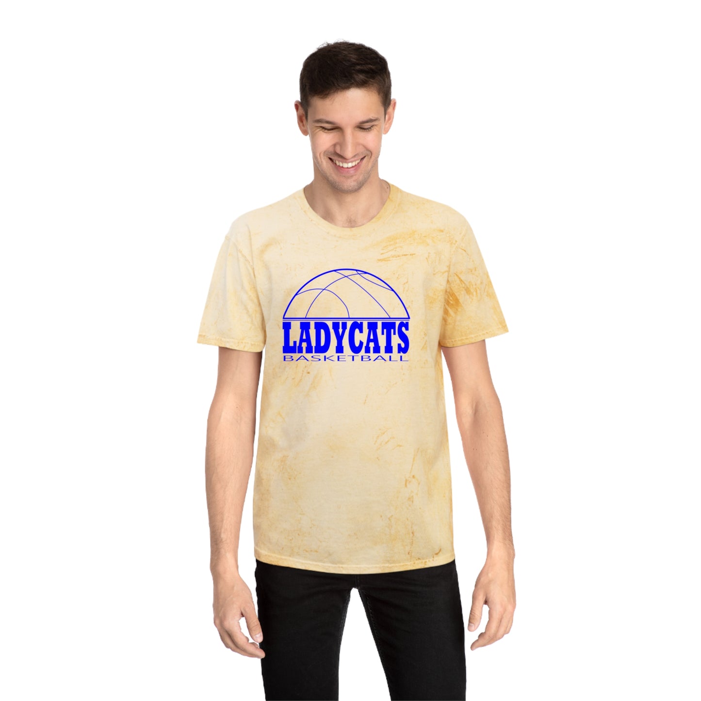 Lady Bobcat tie dye Vibrant Unisex Tie-Dye T-Shirt, Colorful Graphic Tee, Casual Wear, Summer Fashion, Festival Outfit, Unique Gift Idea