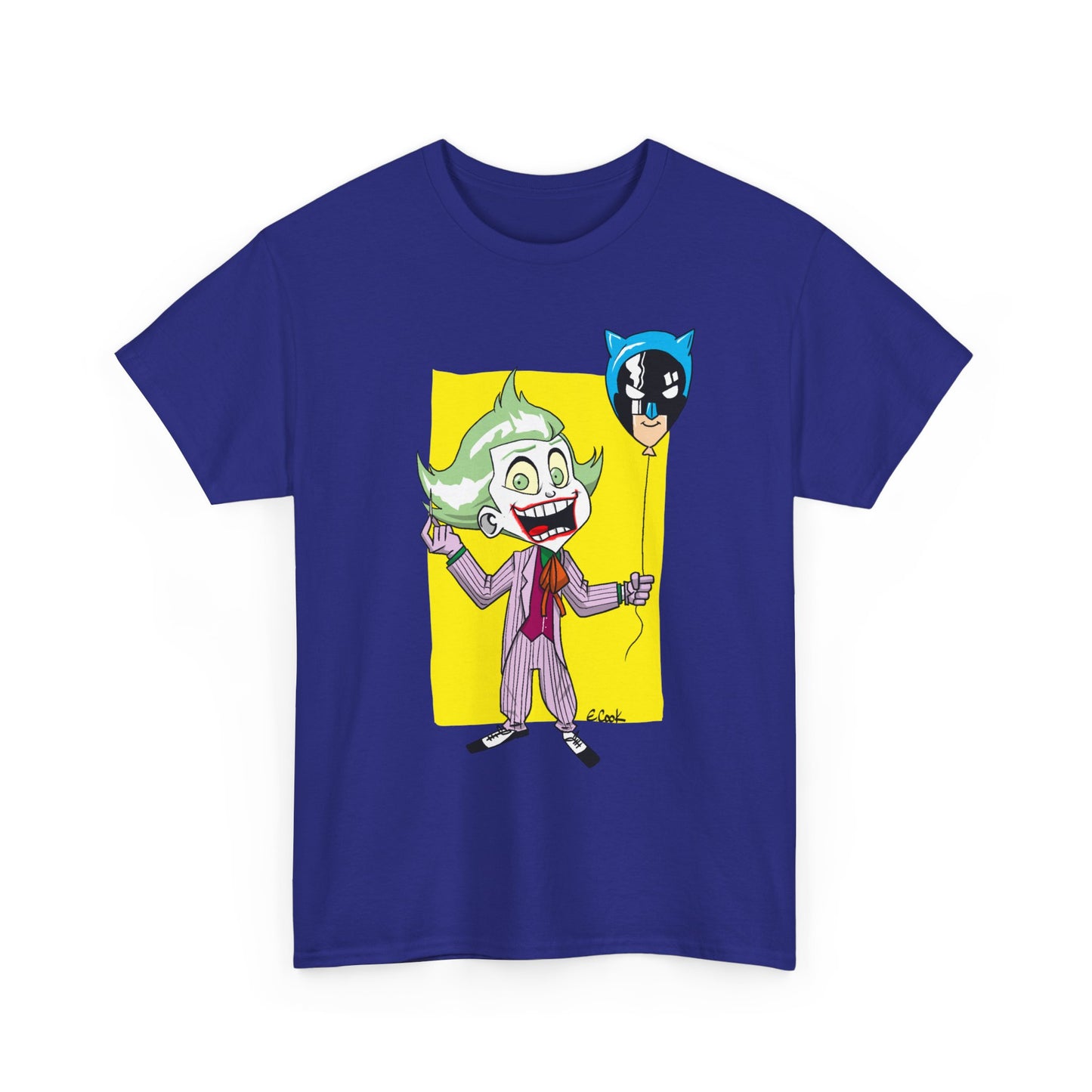 Bat pop Unisex Heavy Cotton Tee - Retro Graphic Tee, Gift for Comic Fans, Casual Wear, Unique Streetwear, Birthday Present
