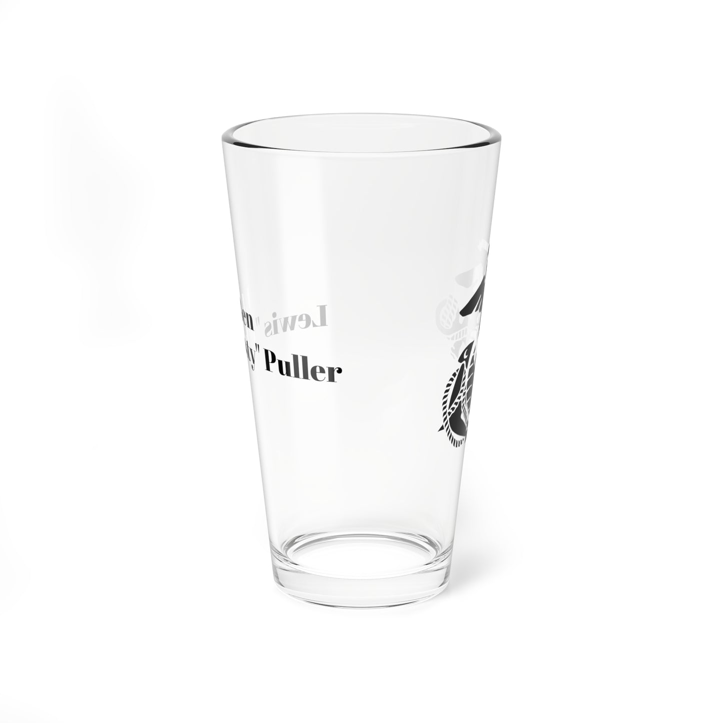 USMC Name and Rank Mixing Glass, 16oz