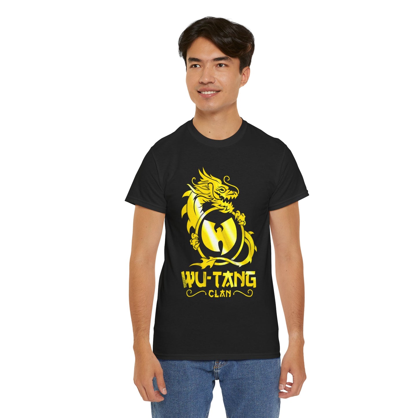 WU Unisex Heavy Cotton Tee - Retro Graphic Tee, Gift for Comic Fans, Casual Wear, Unique Streetwear, Birthday Present
