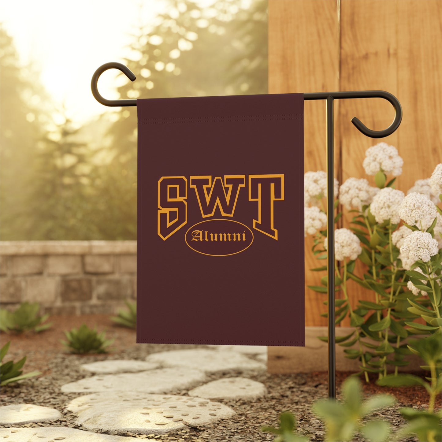SWT Alumni Garden & House Banner