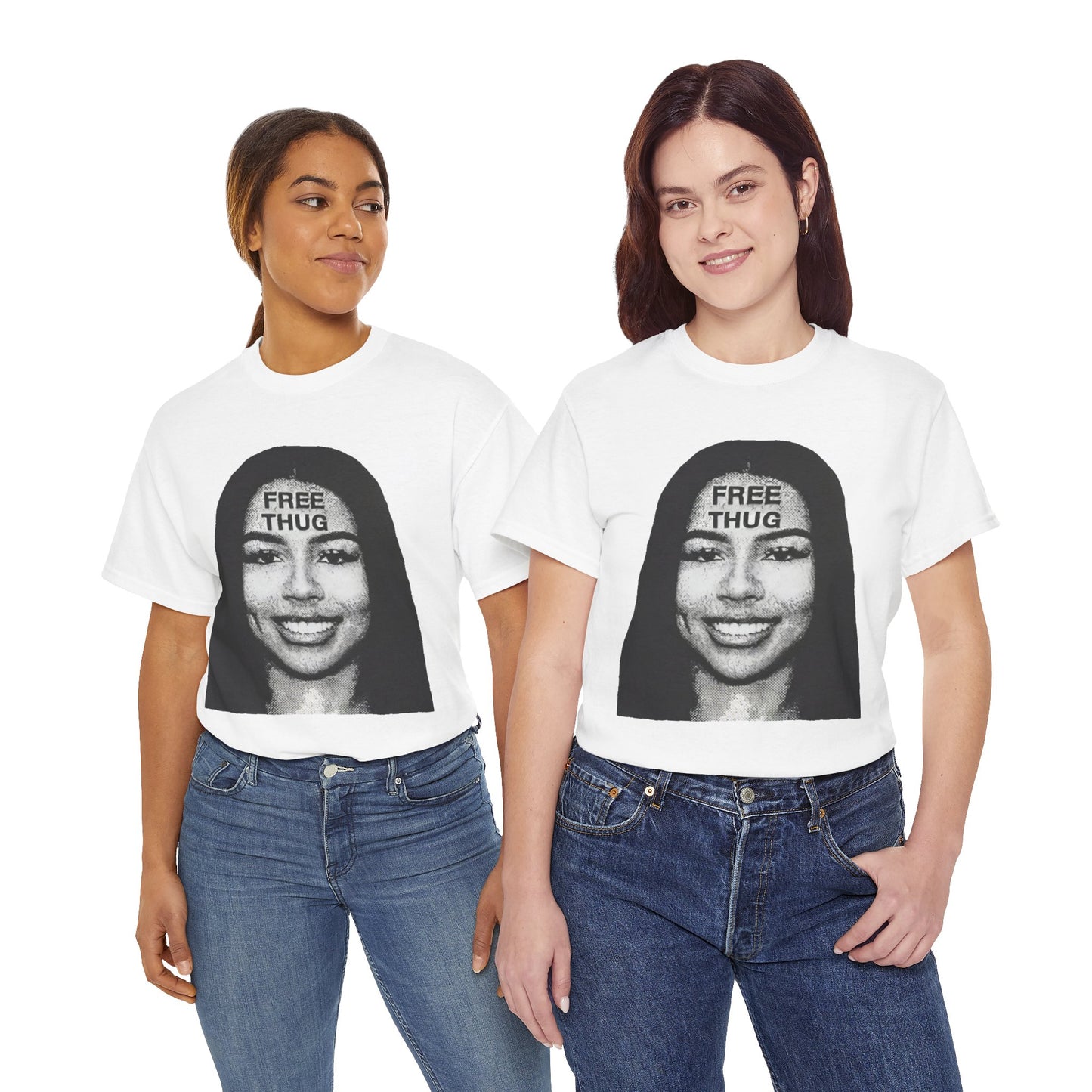 Free thug Unisex Heavy Cotton Tee