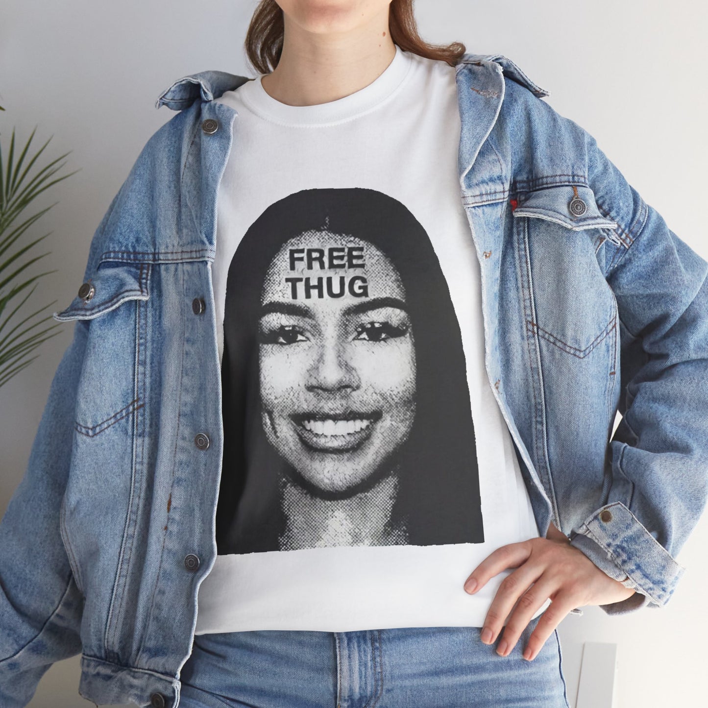 Free thug Unisex Heavy Cotton Tee