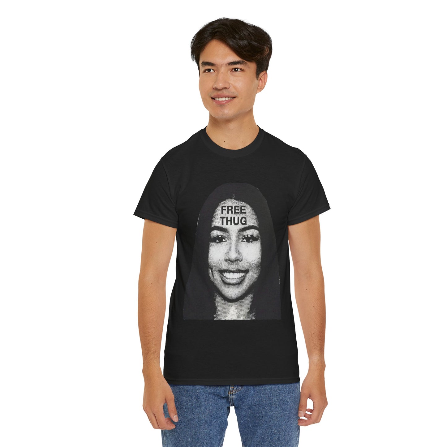 Free thug Unisex Heavy Cotton Tee