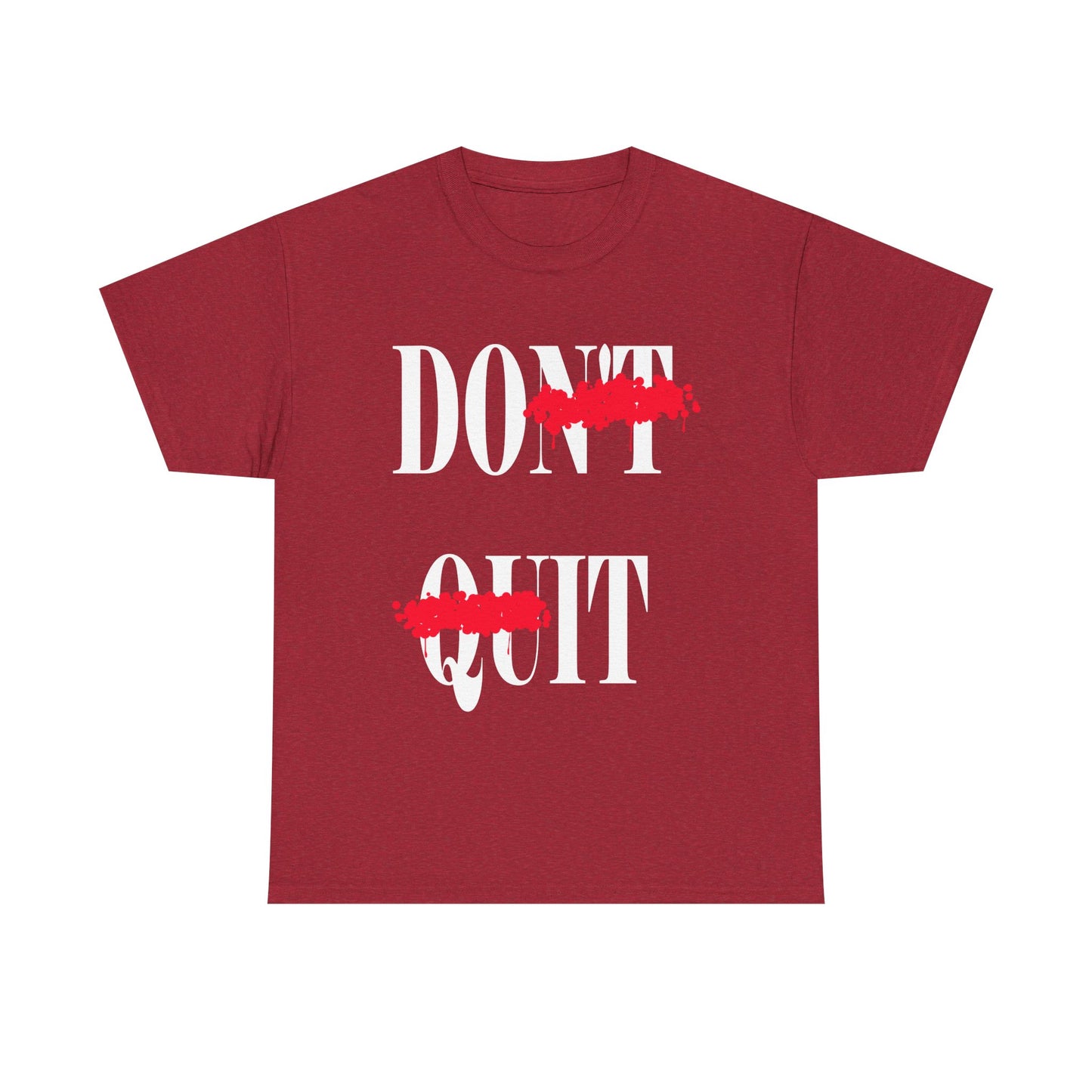 Do It / Don't Quit Unisex Heavy Cotton Tee - Retro Graphic Tee, Gift for Comic Fans, Casual Wear, Unique Streetwear, Birthday Present