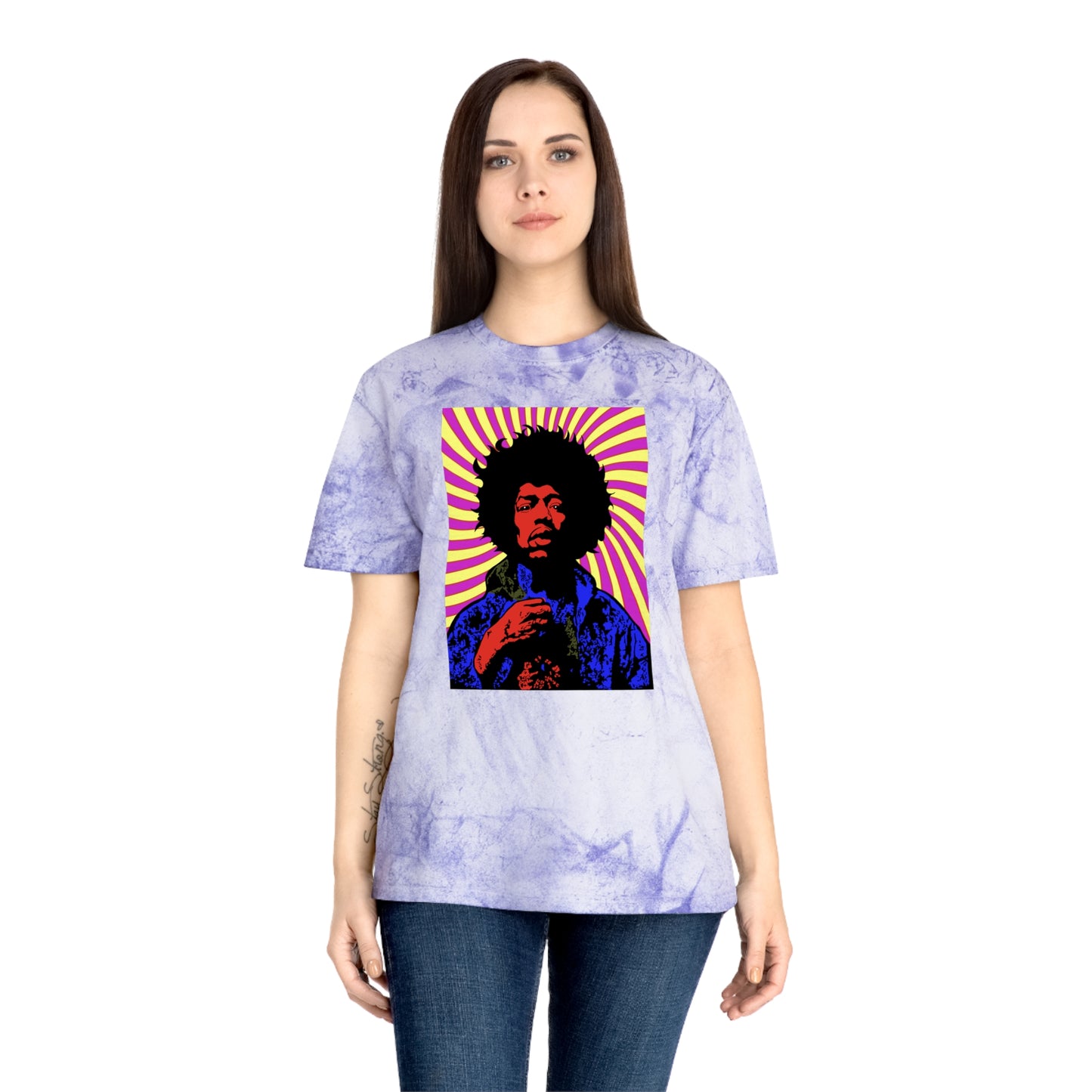Hendrix Haze v2 Vibrant Unisex Tie-Dye T-Shirt, Colorful Graphic Tee, Casual Wear, Summer Fashion, Festival Outfit, Unique Gift Idea