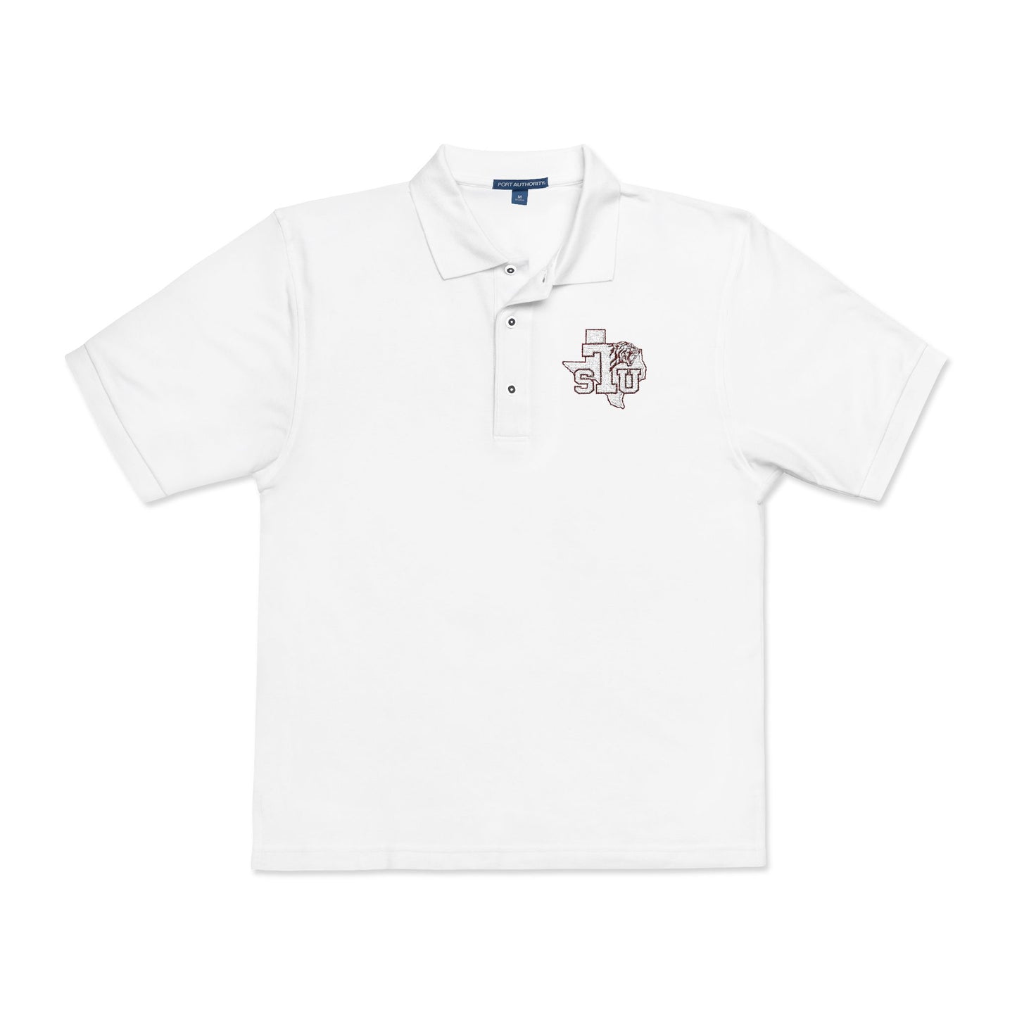 Texas Floral Outline Embroidered Polo