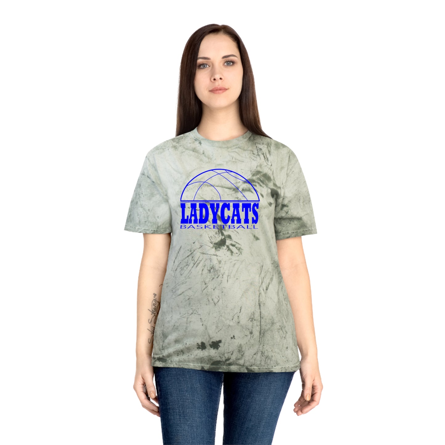 Lady Bobcat tie dye Vibrant Unisex Tie-Dye T-Shirt, Colorful Graphic Tee, Casual Wear, Summer Fashion, Festival Outfit, Unique Gift Idea